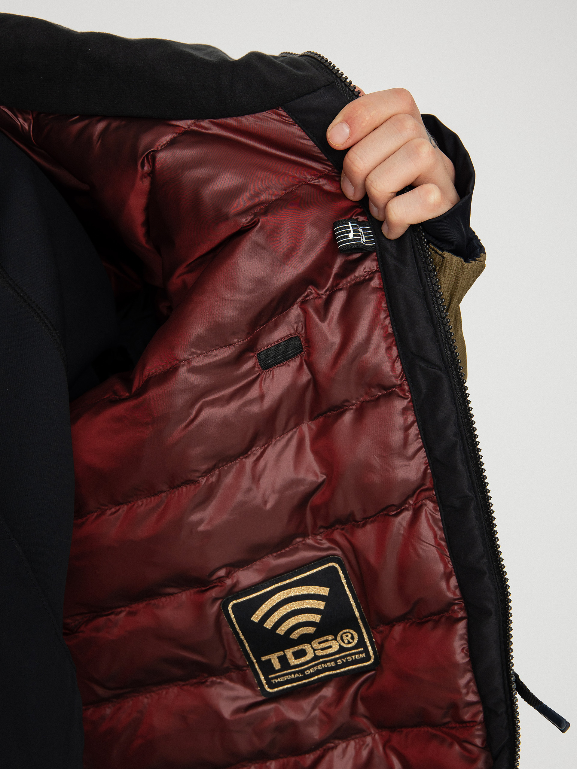 Męska Kurtka snowboardowa Volcom Quad Angle 2L Tds (dark teak)