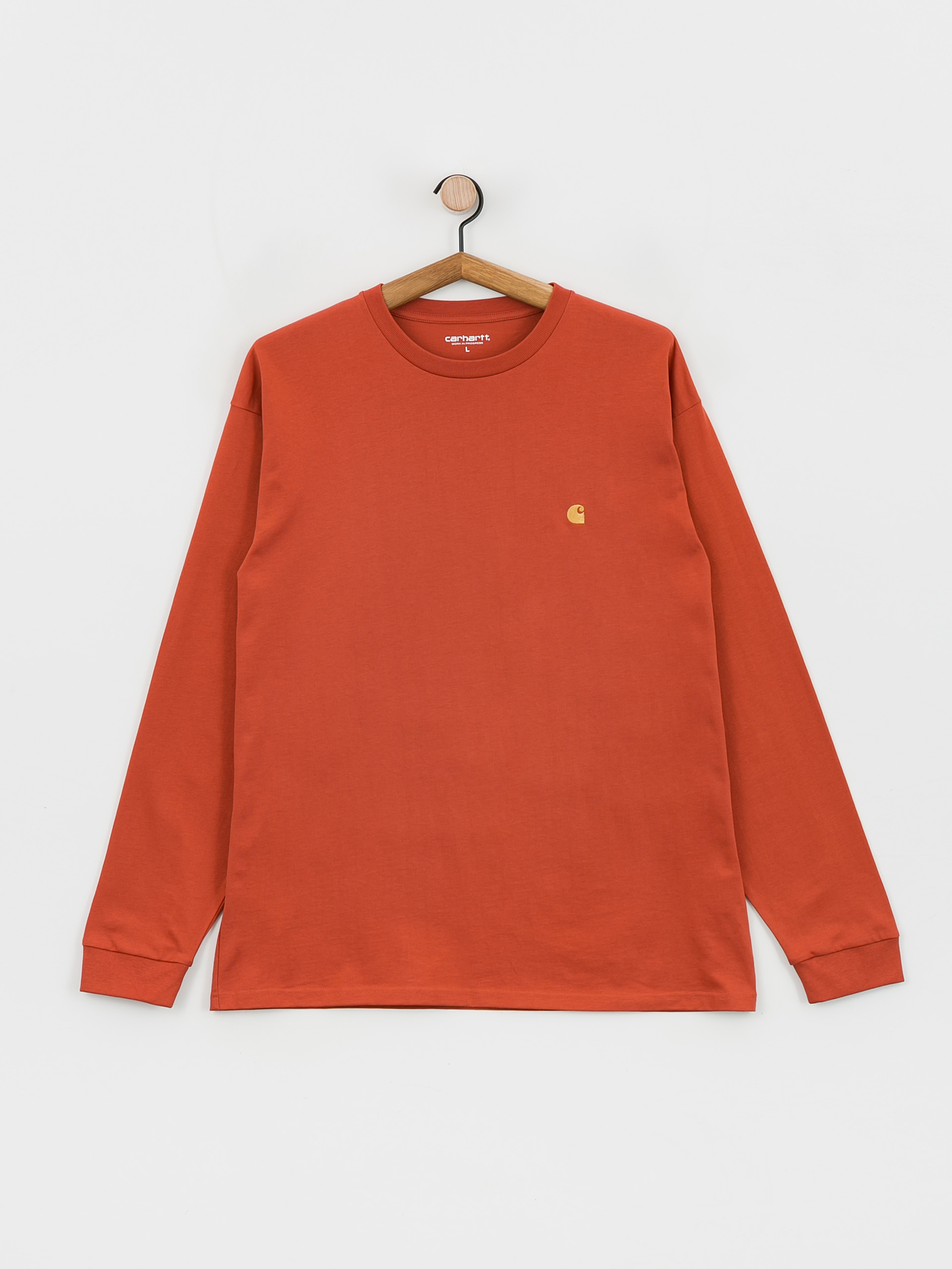 Longsleeve Carhartt WIP Chase (phoenix/gold)