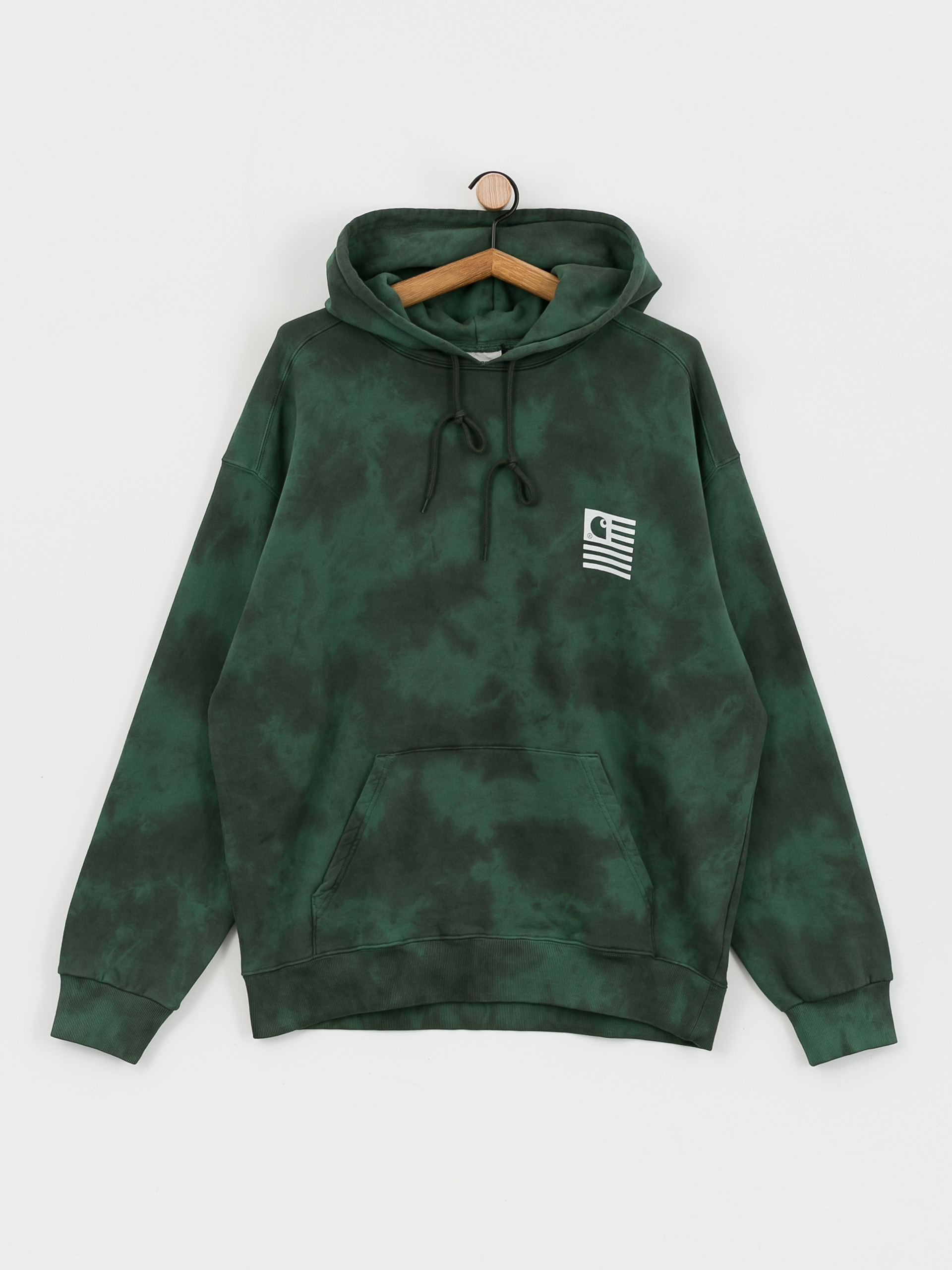 Bluza z kapturem Carhartt WIP Chromo HD (treehouse chromo/white)