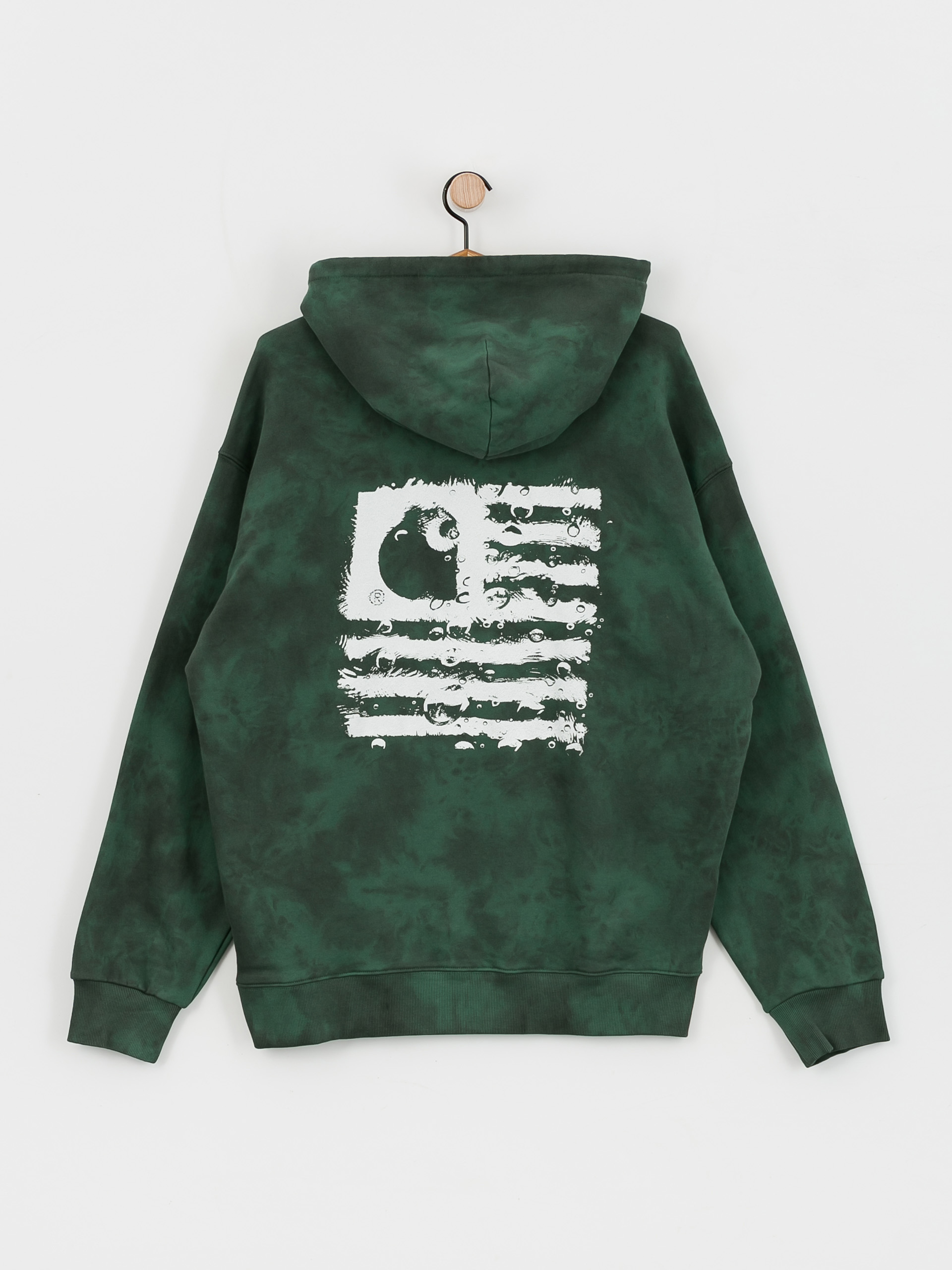 Bluza z kapturem Carhartt WIP Chromo HD (treehouse chromo/white)