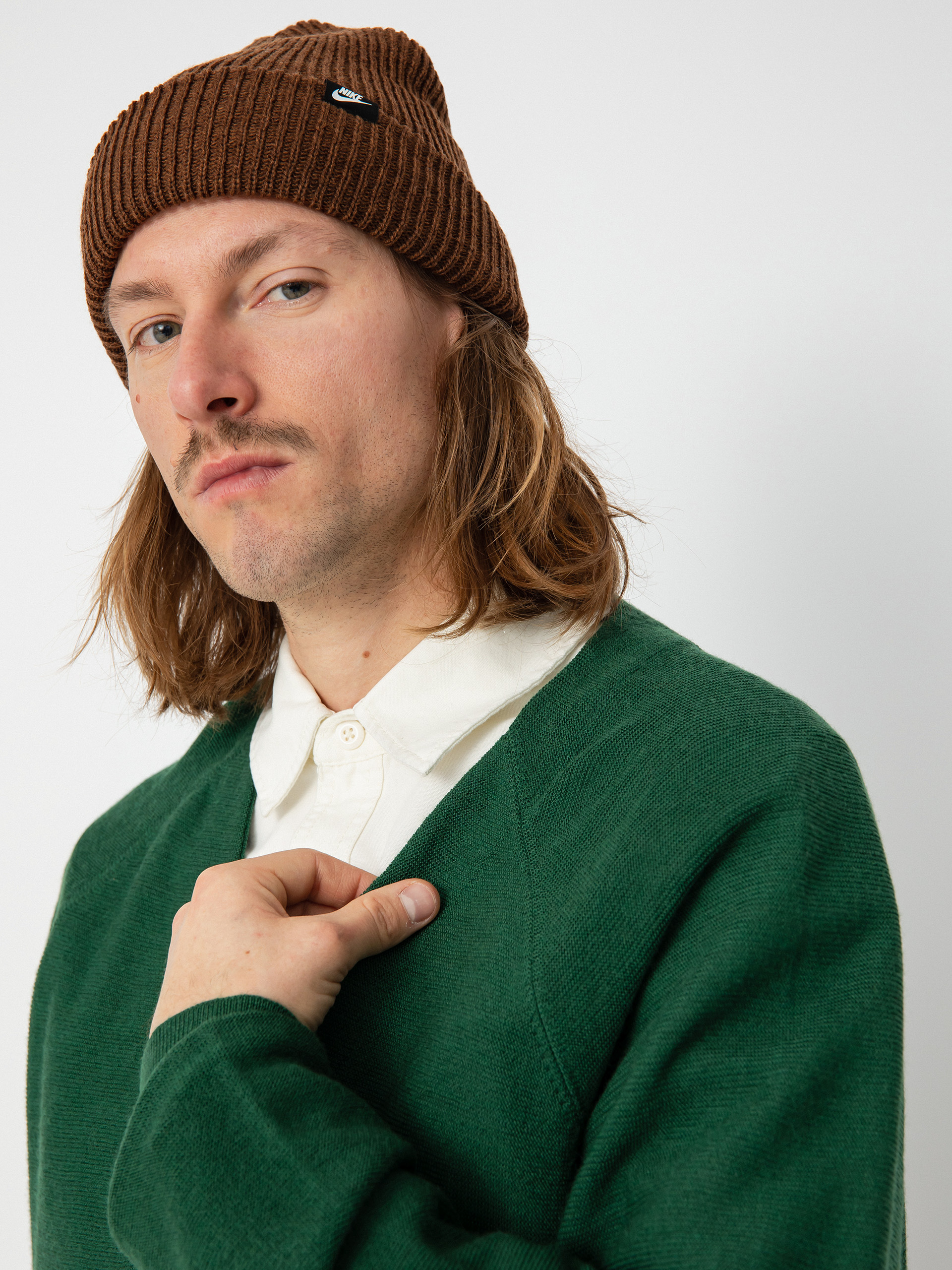 Sweter Nike SB Cardigan (gorge green/white)