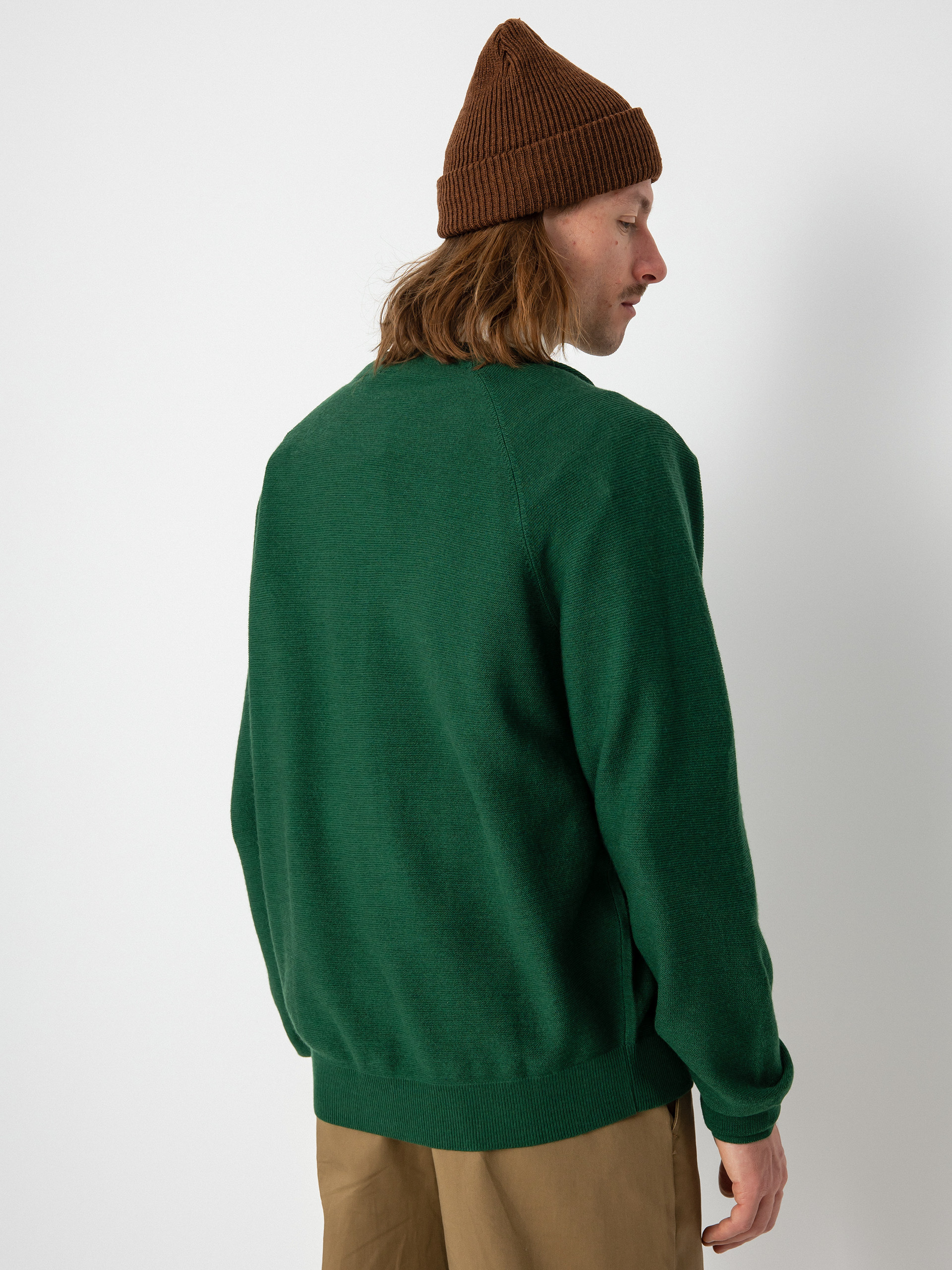 Sweter Nike SB Cardigan (gorge green/white)