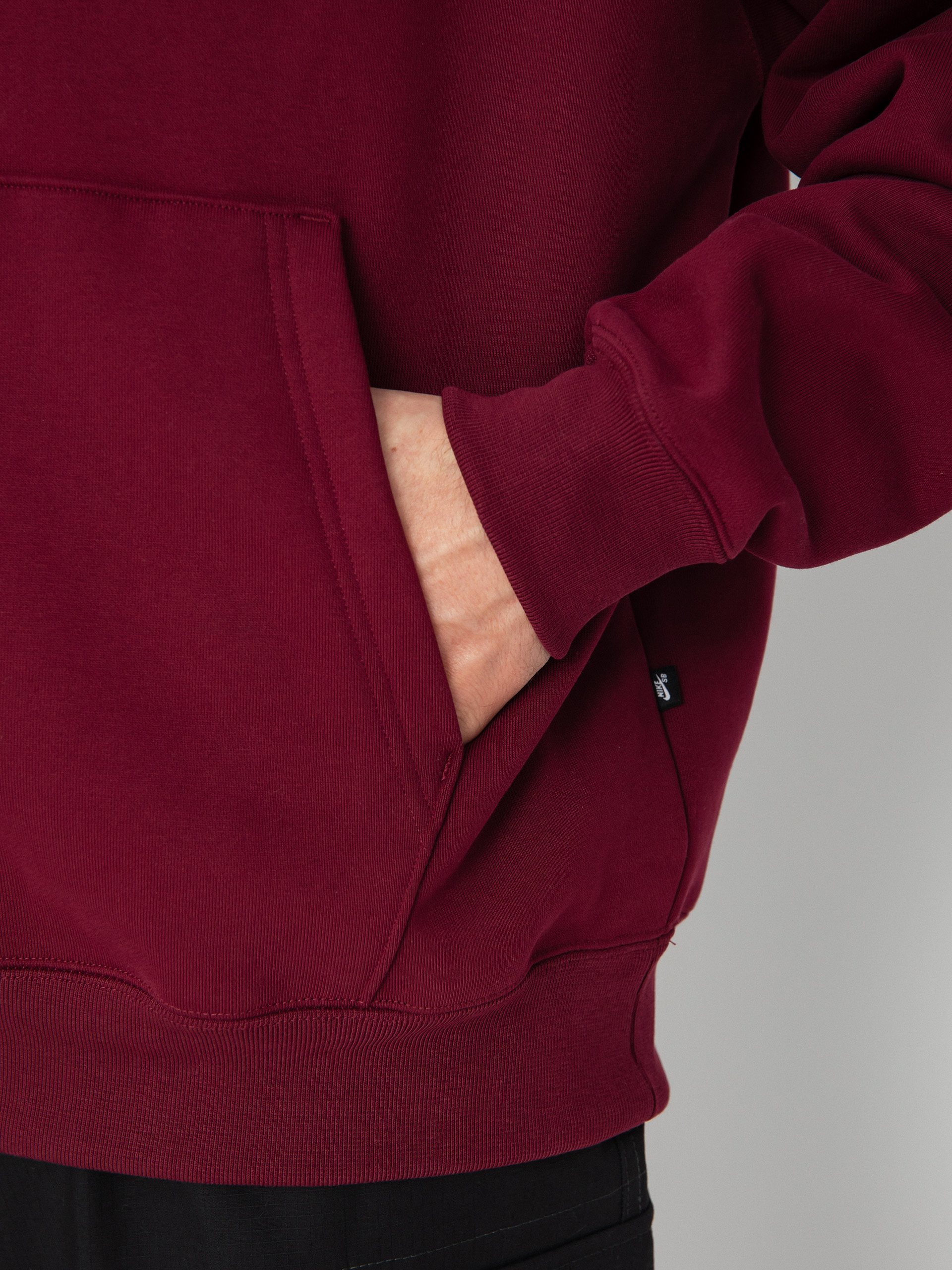 Bluza z kapturem Nike SB Hand Scrpt Logo HD (dark beetroot/active pink)
