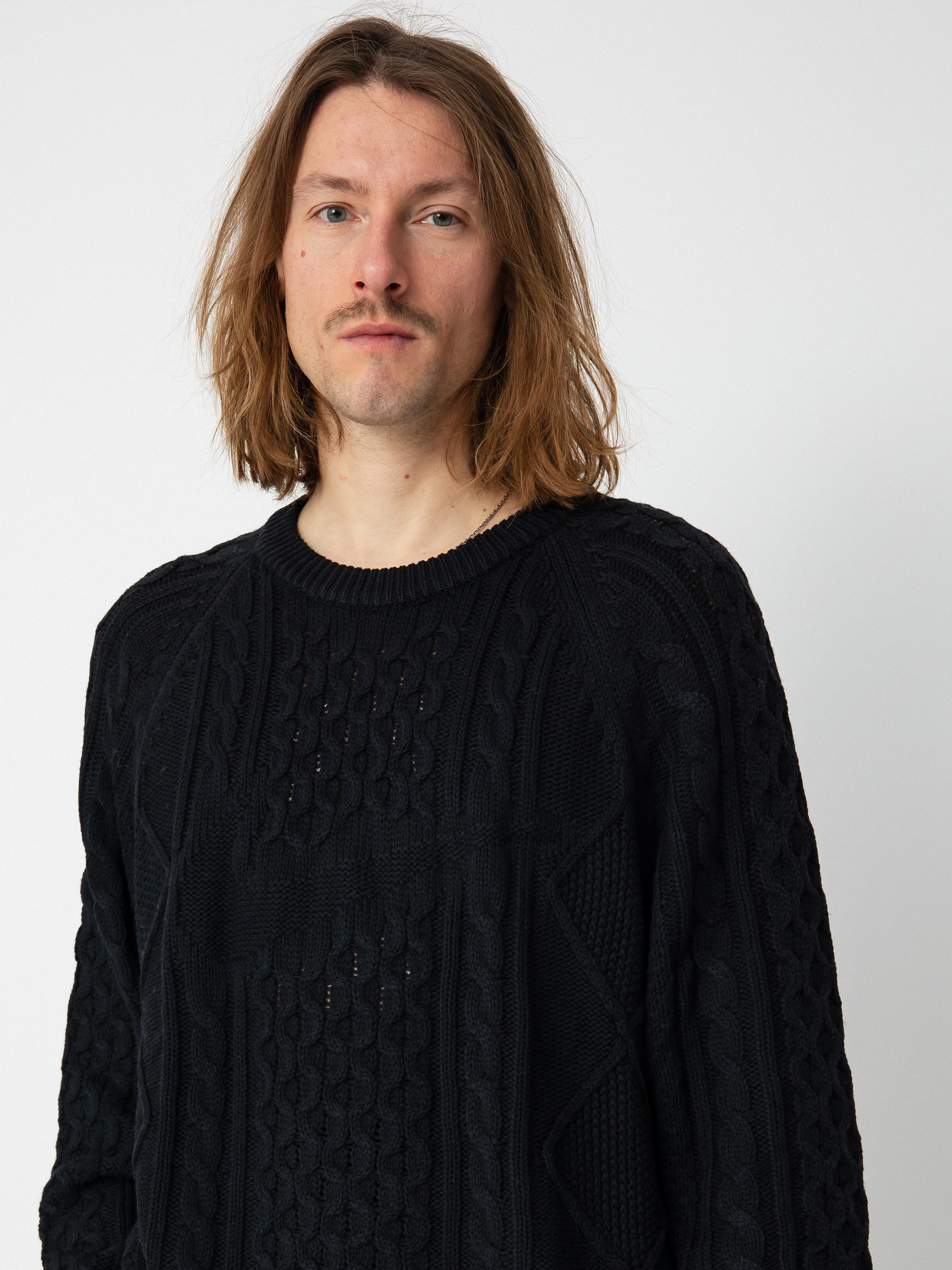 Sweter Nike SB Cable Knit (black)