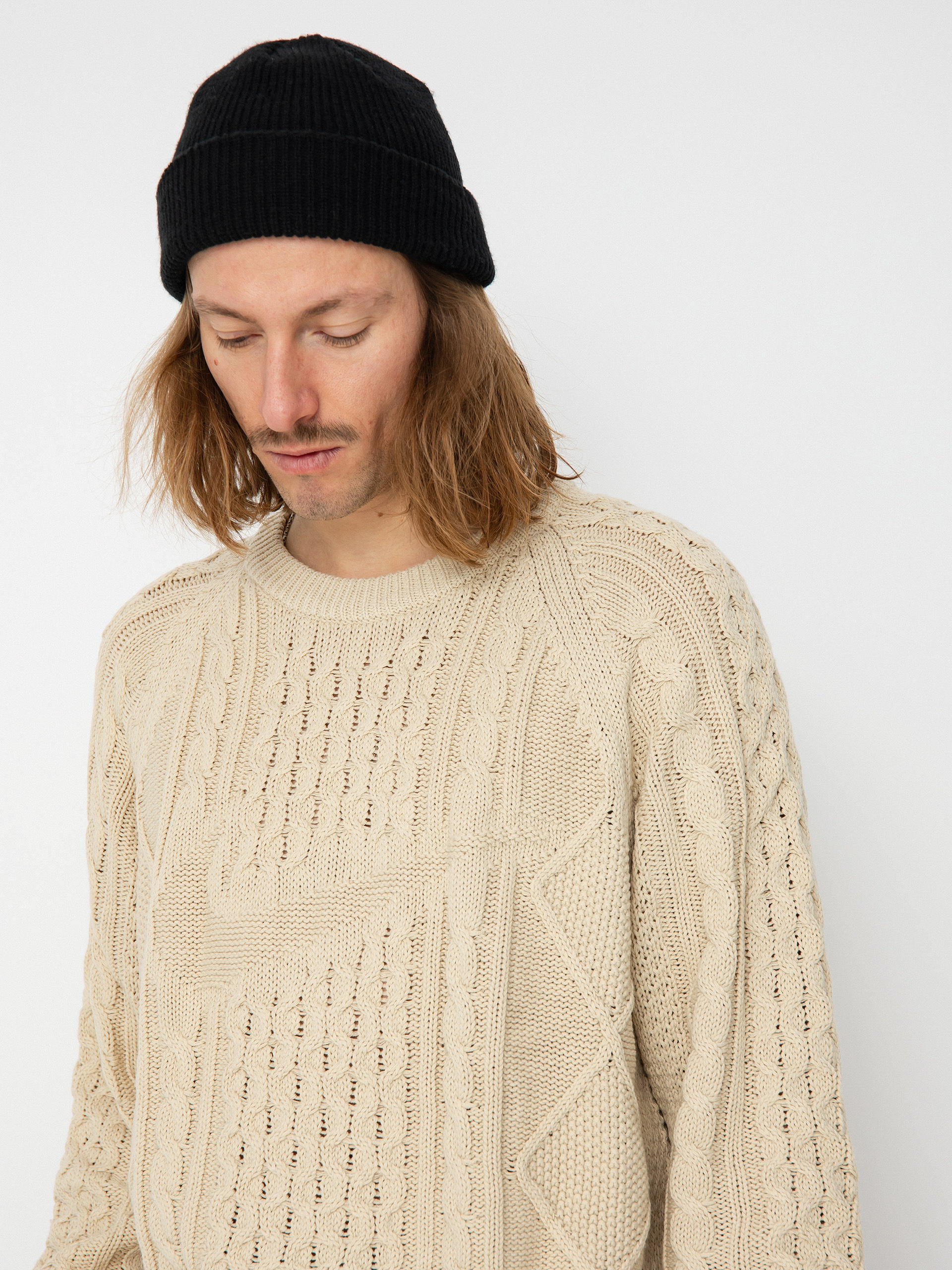 Sweter Nike SB Cable Knit (rattan)