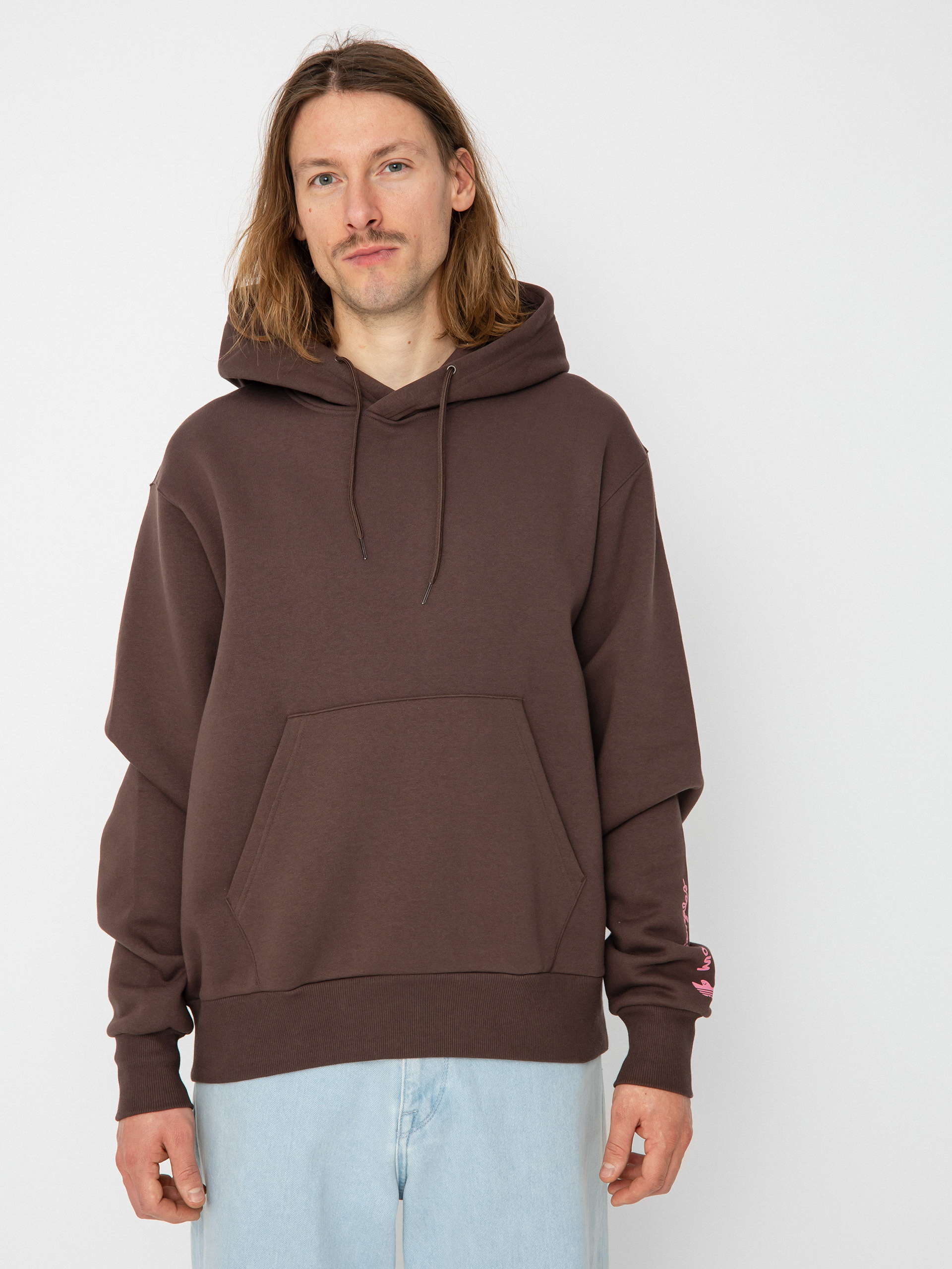 Bluza z kapturem adidas G Shmoo 2 HD (brown/multco)