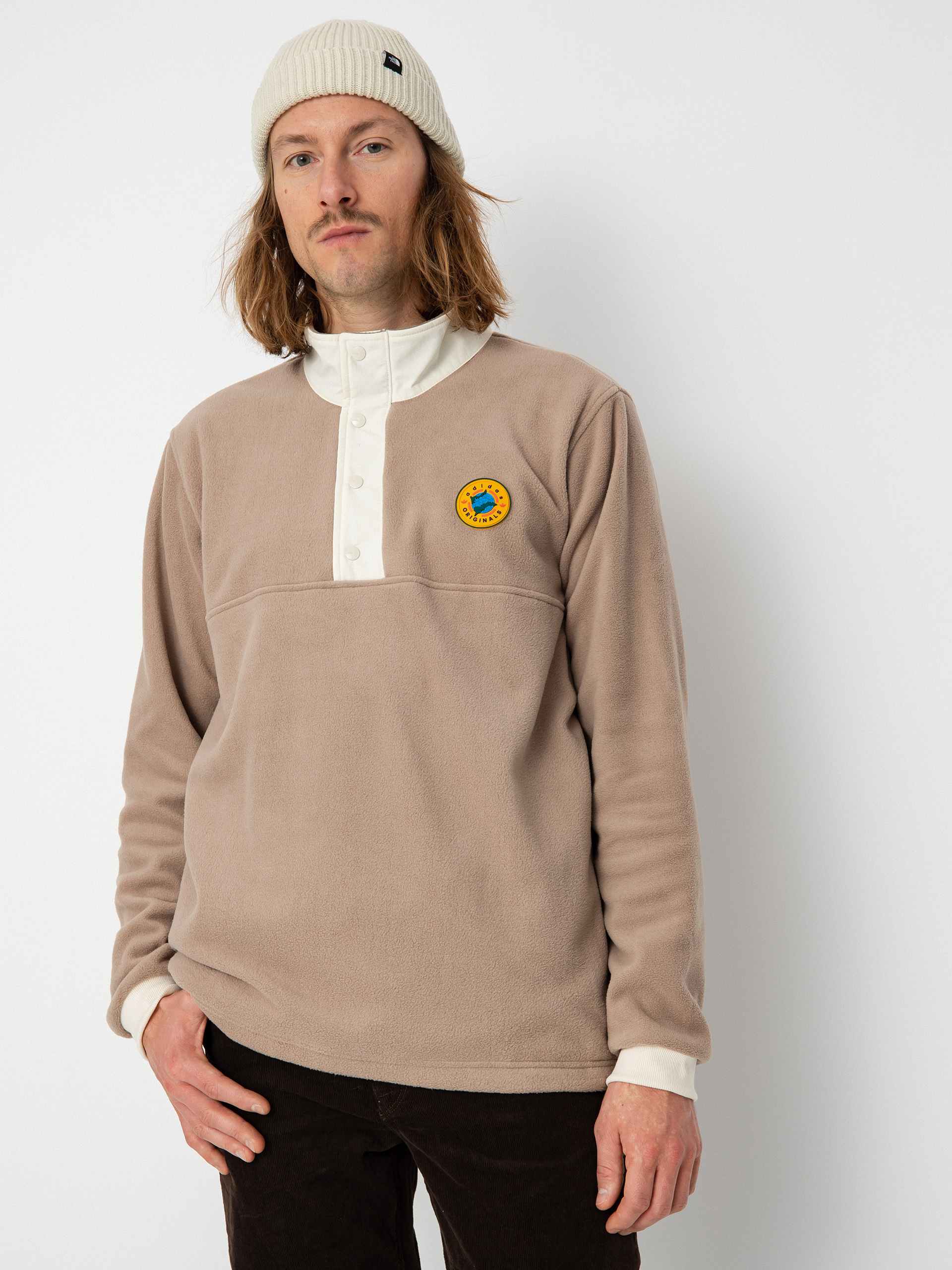 Męski Polar adidas Originals Wh Snap (chabrn)