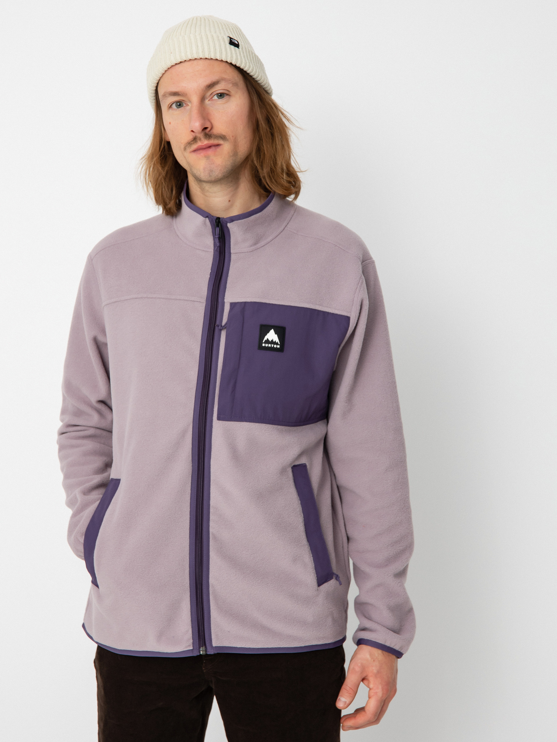 Polar Burton Hearth Full Zip (elderberry/violet halo)