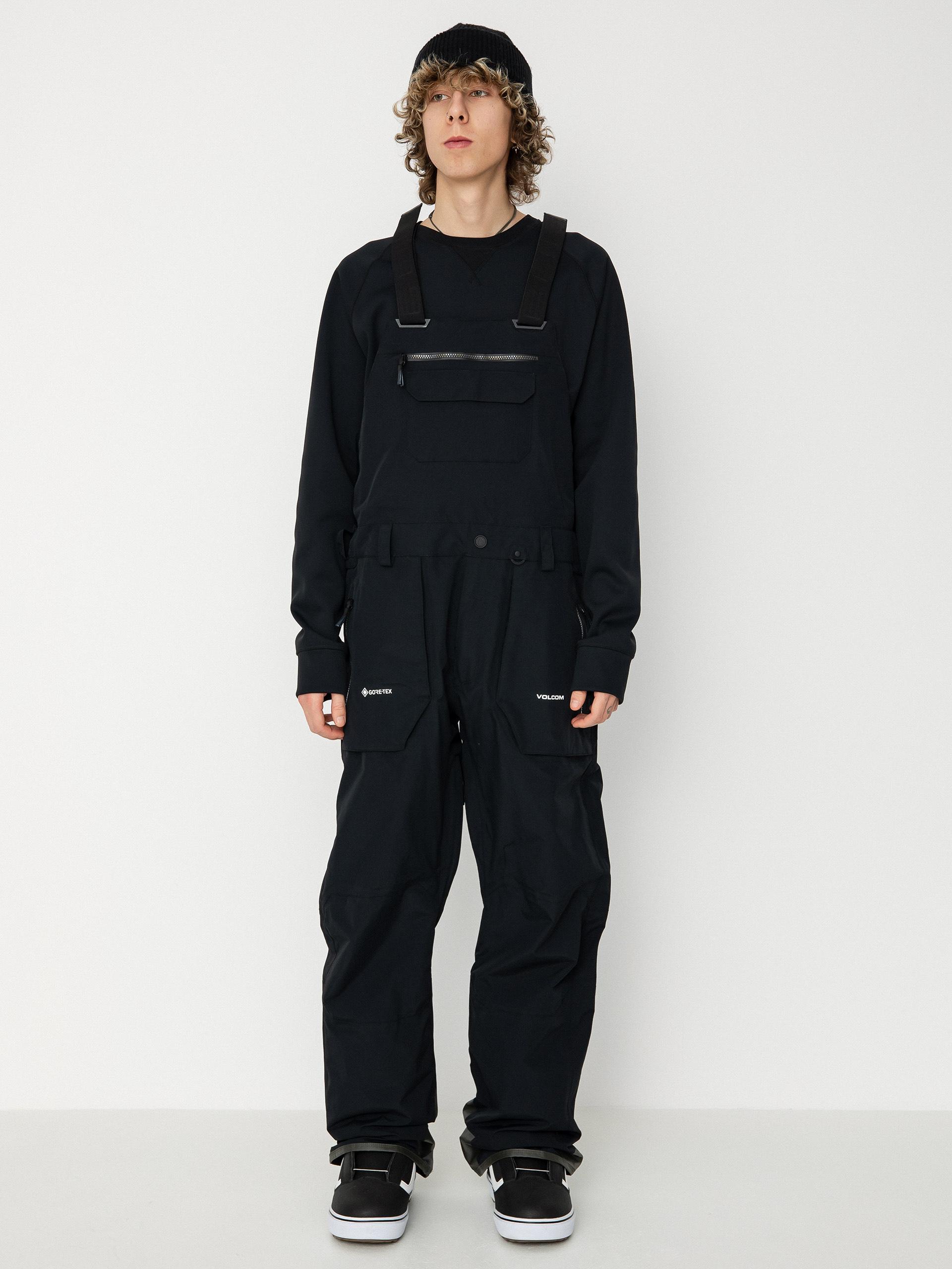 Spodnie snowboardowe Volcom Rain Gore Tex Bib Overall (black)