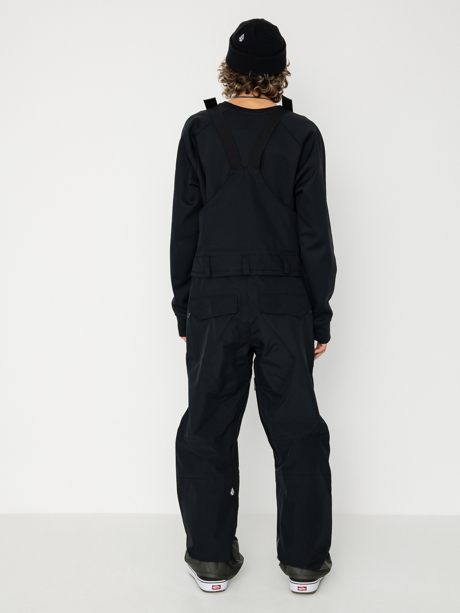 Męskie Spodnie snowboardowe Volcom Rain Gore Tex Bib Overall (black)