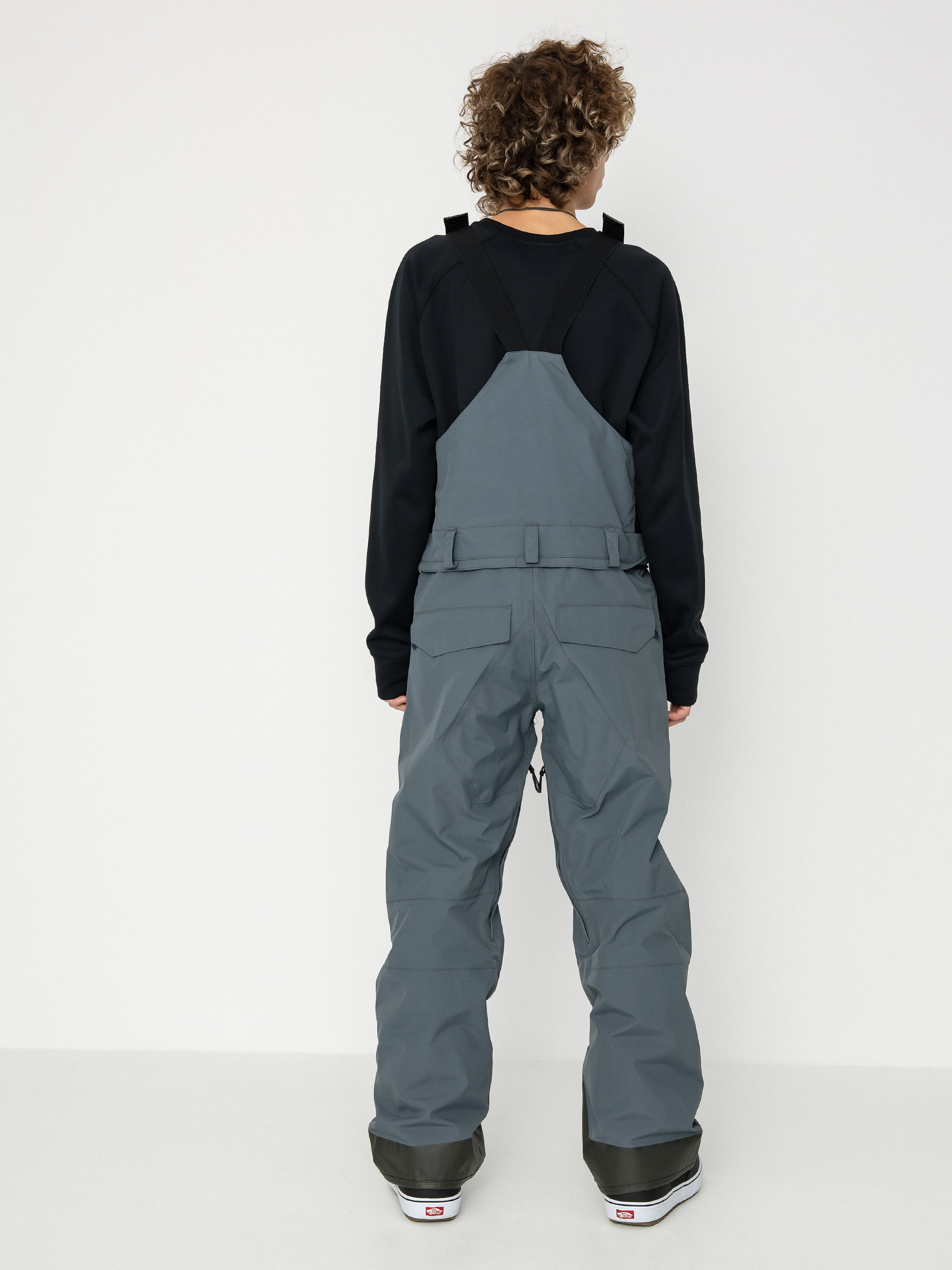 Męskie Spodnie snowboardowe Volcom Rain Gore Tex Bib Overall (dark grey)