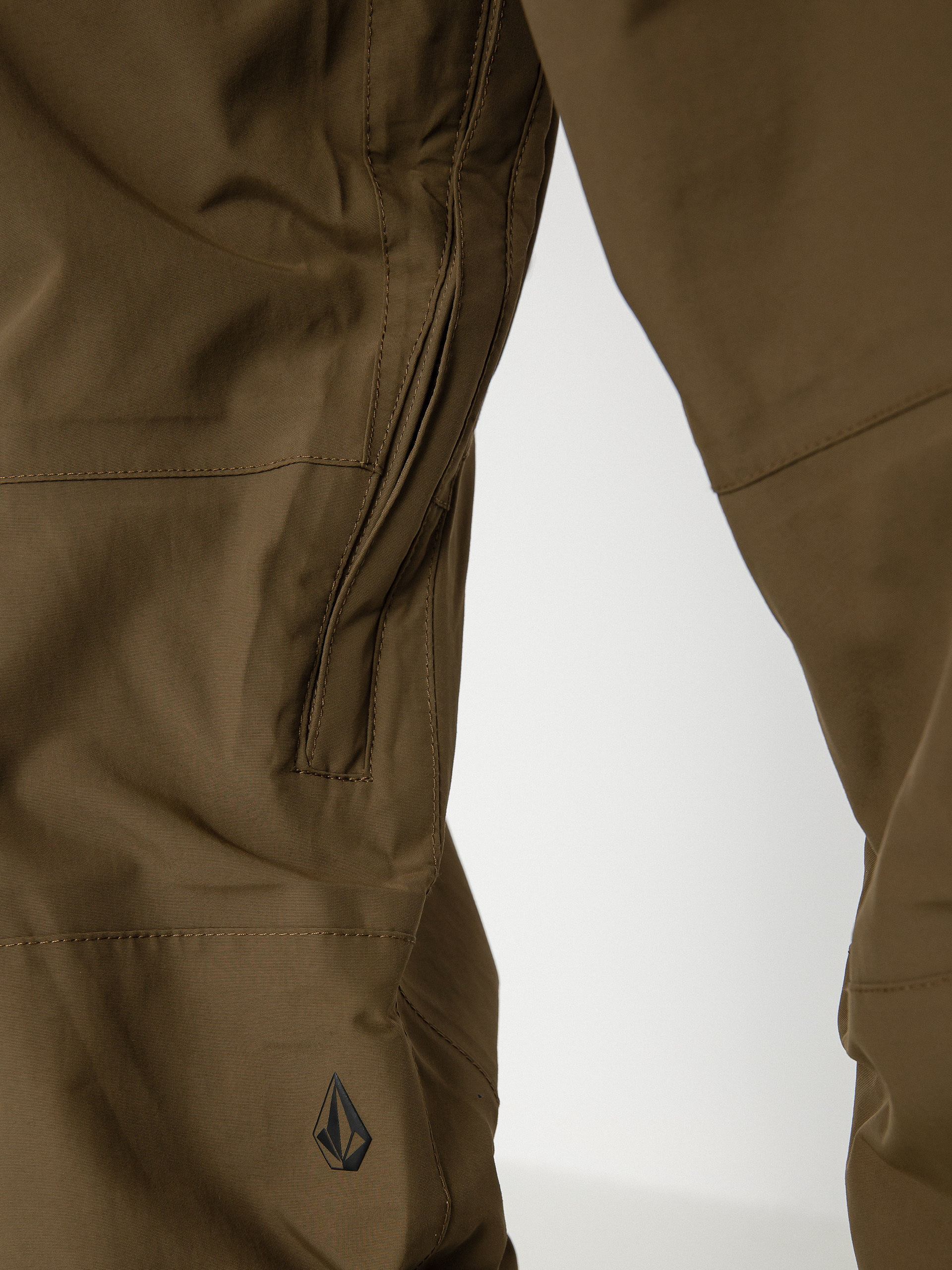 Męskie Spodnie snowboardowe Volcom Rain Gore Tex Bib Overall (dark teak)