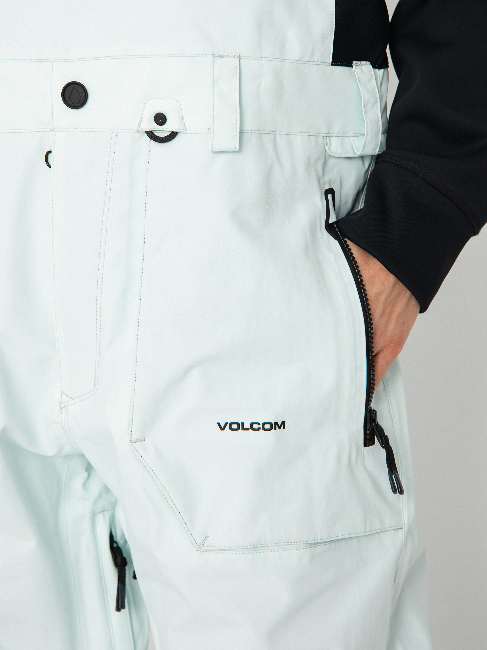 Męskie Spodnie snowboardowe Volcom Rain Gore Tex Bib Overall (sky)