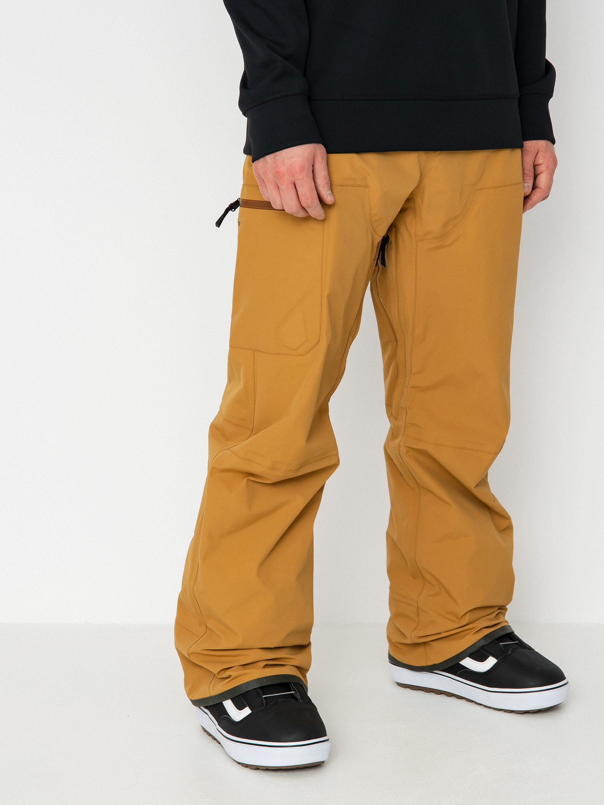 Męskie Spodnie snowboardowe Volcom L Gore Tex (caramel)