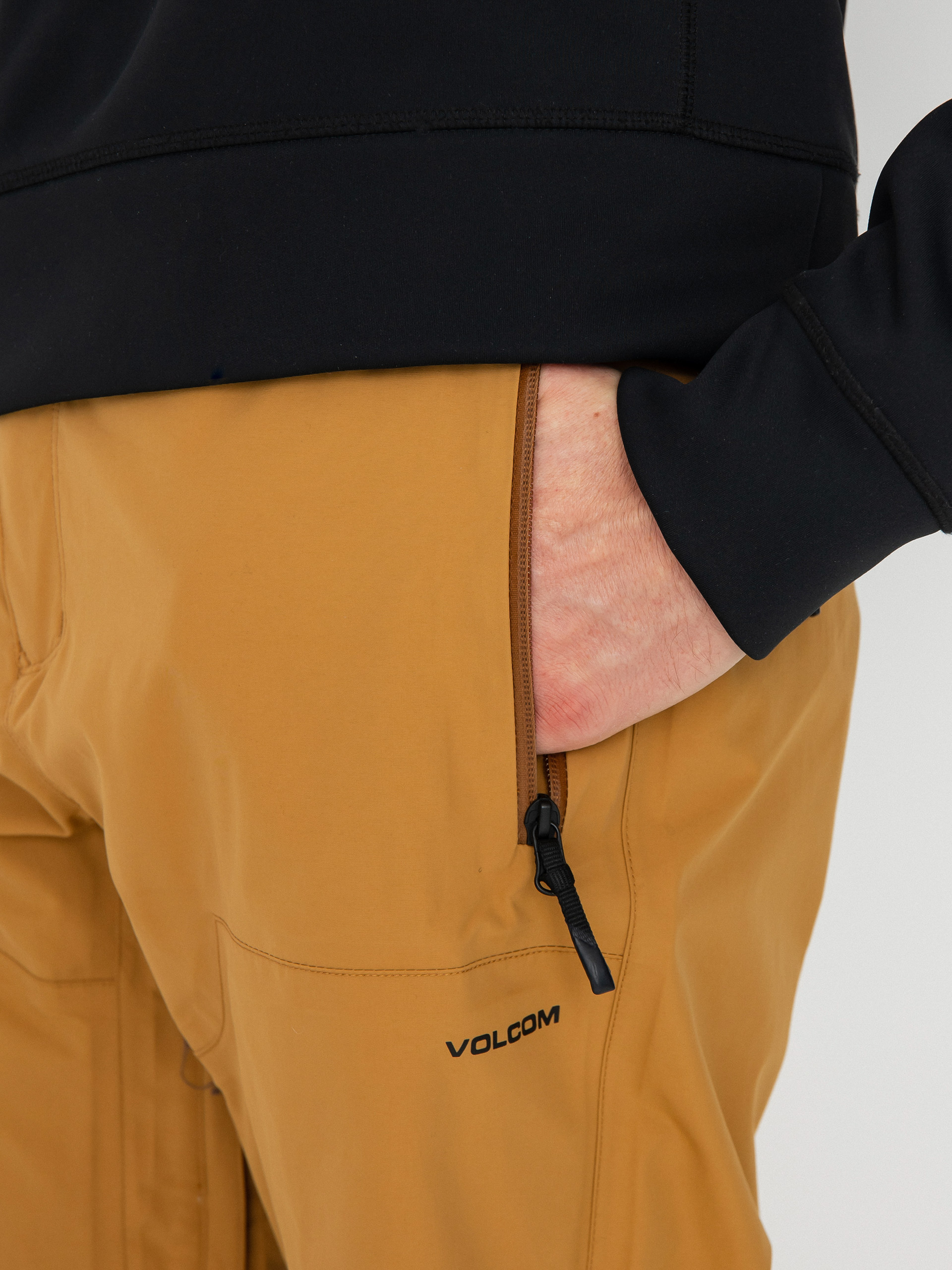 Męskie Spodnie snowboardowe Volcom L Gore Tex (caramel)
