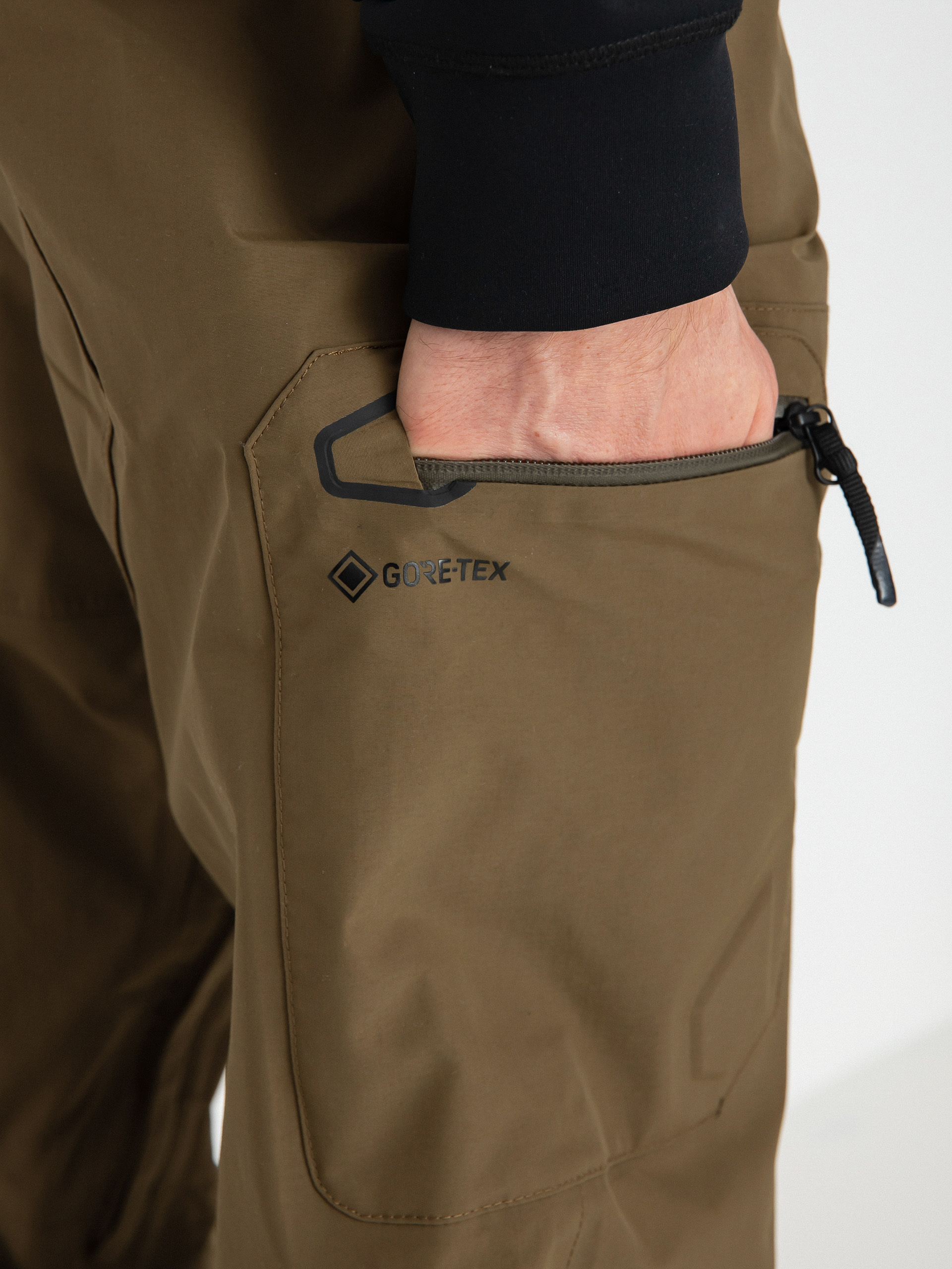 Męskie Spodnie snowboardowe Volcom L Gore Tex (dark teak)