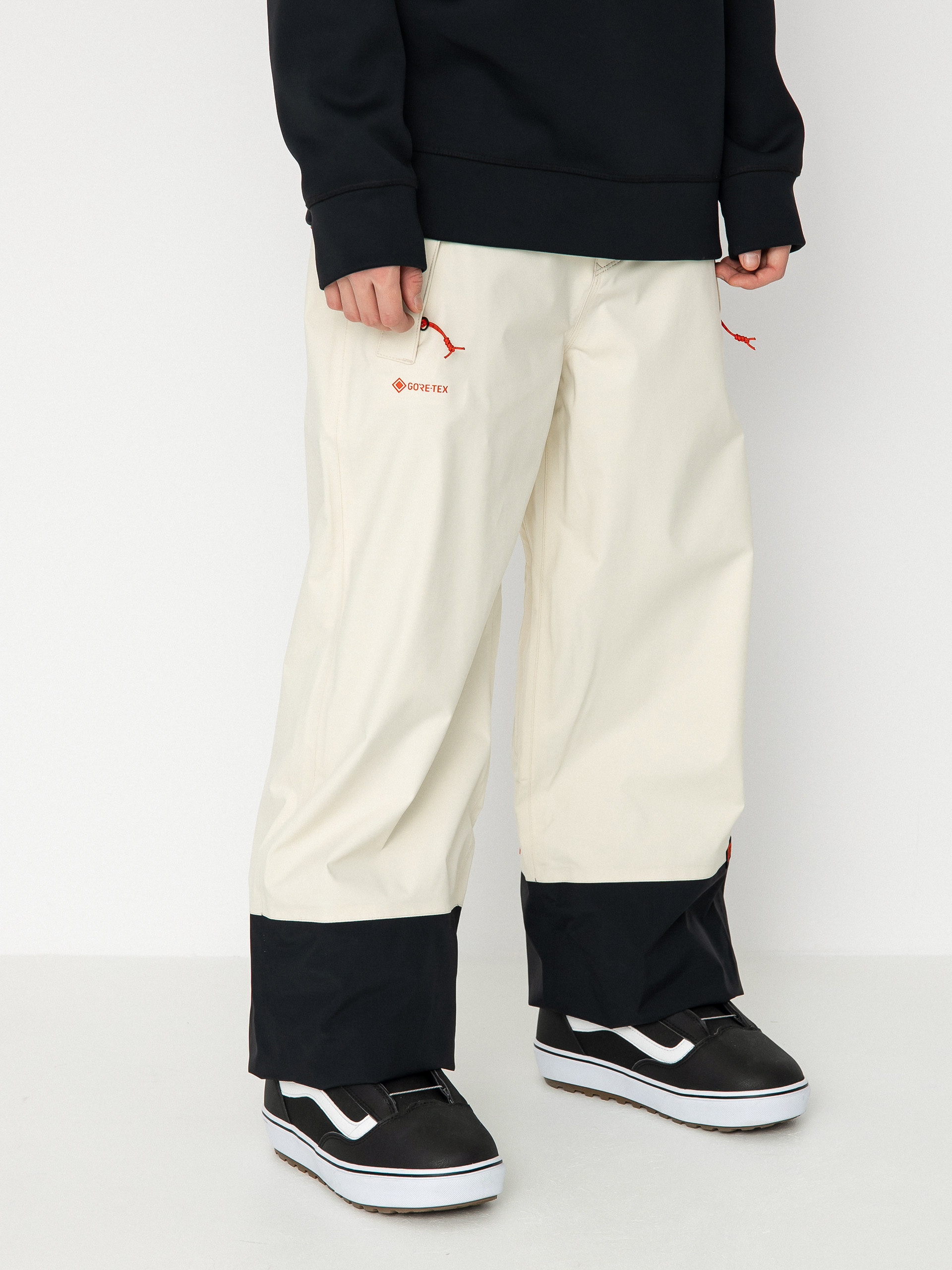 Męskie Spodnie snowboardowe Volcom Longo Gore Tex (off white)