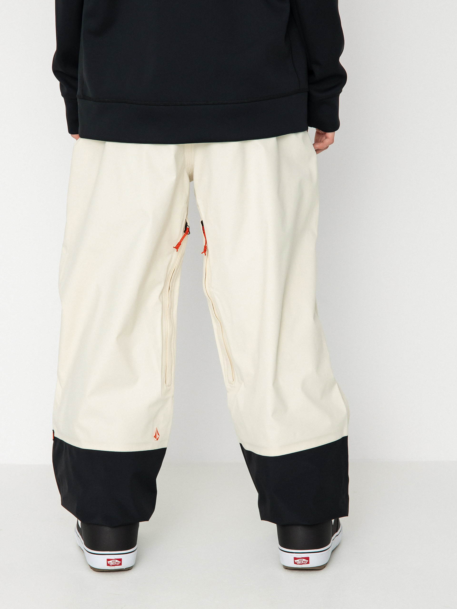 Męskie Spodnie snowboardowe Volcom Longo Gore Tex (off white)
