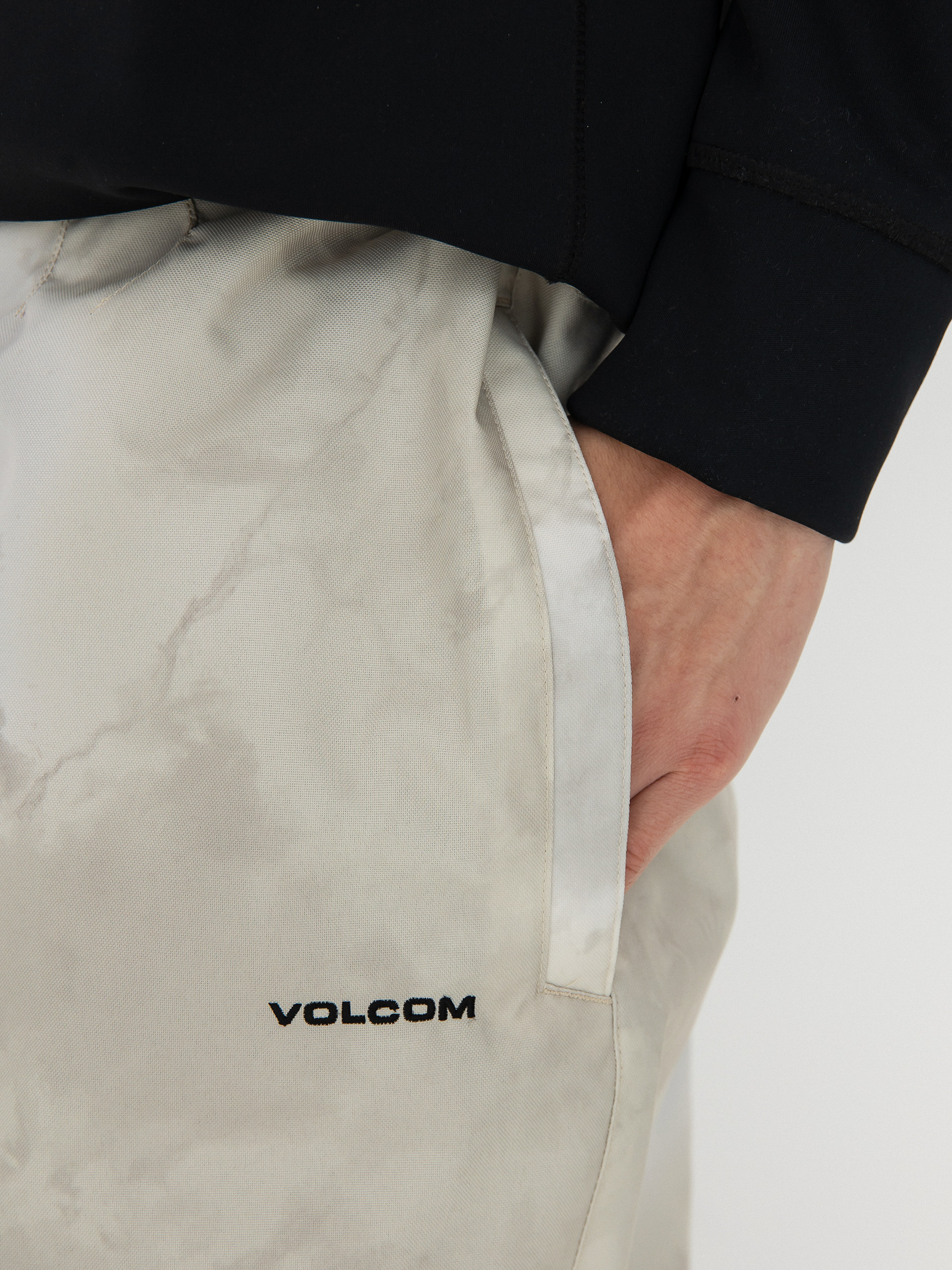 Męskie Spodnie snowboardowe Volcom Vlcmxdustbox (bleach cream)