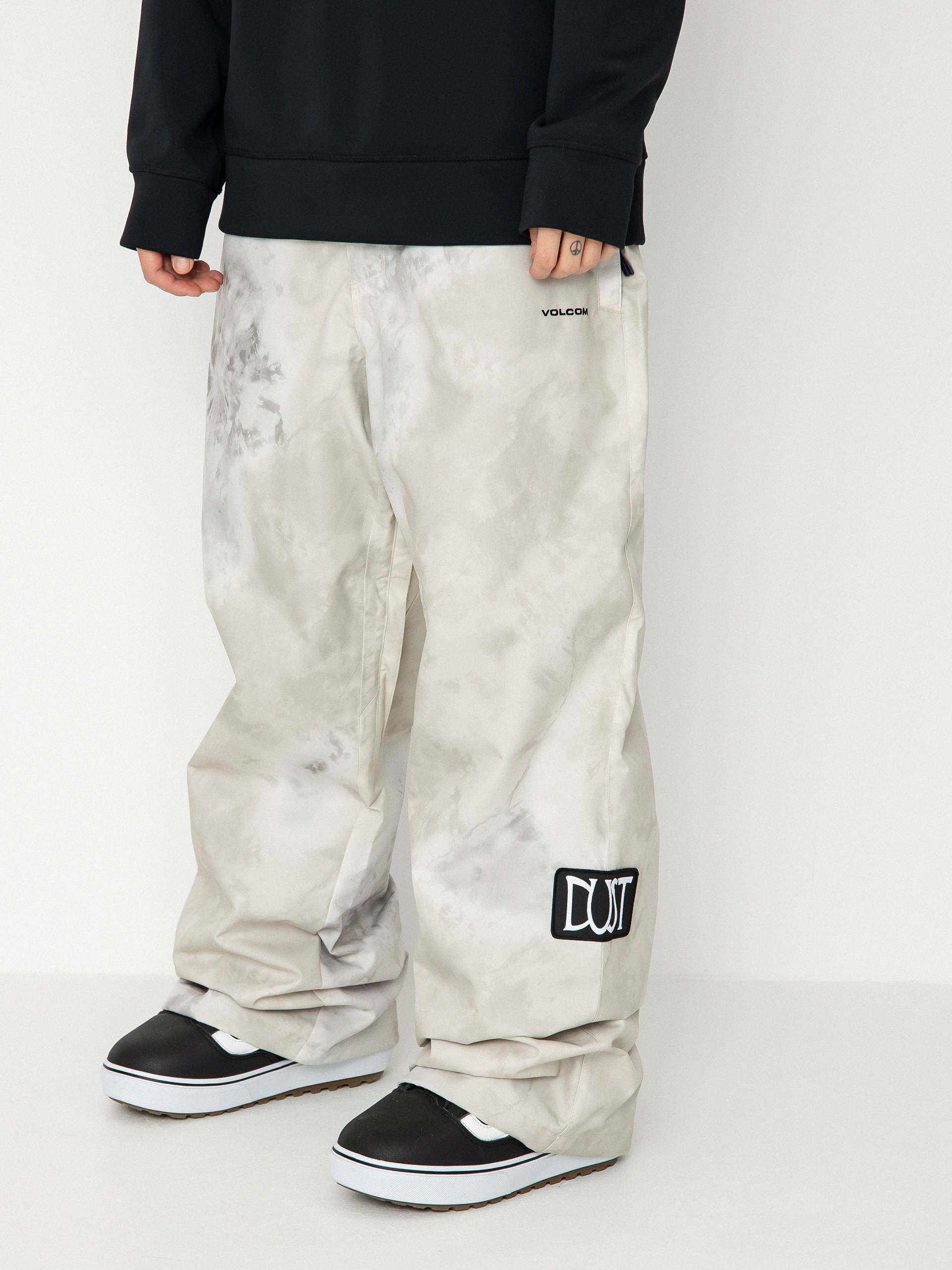 Męskie Spodnie snowboardowe Volcom Vlcmxdustbox (bleach cream)
