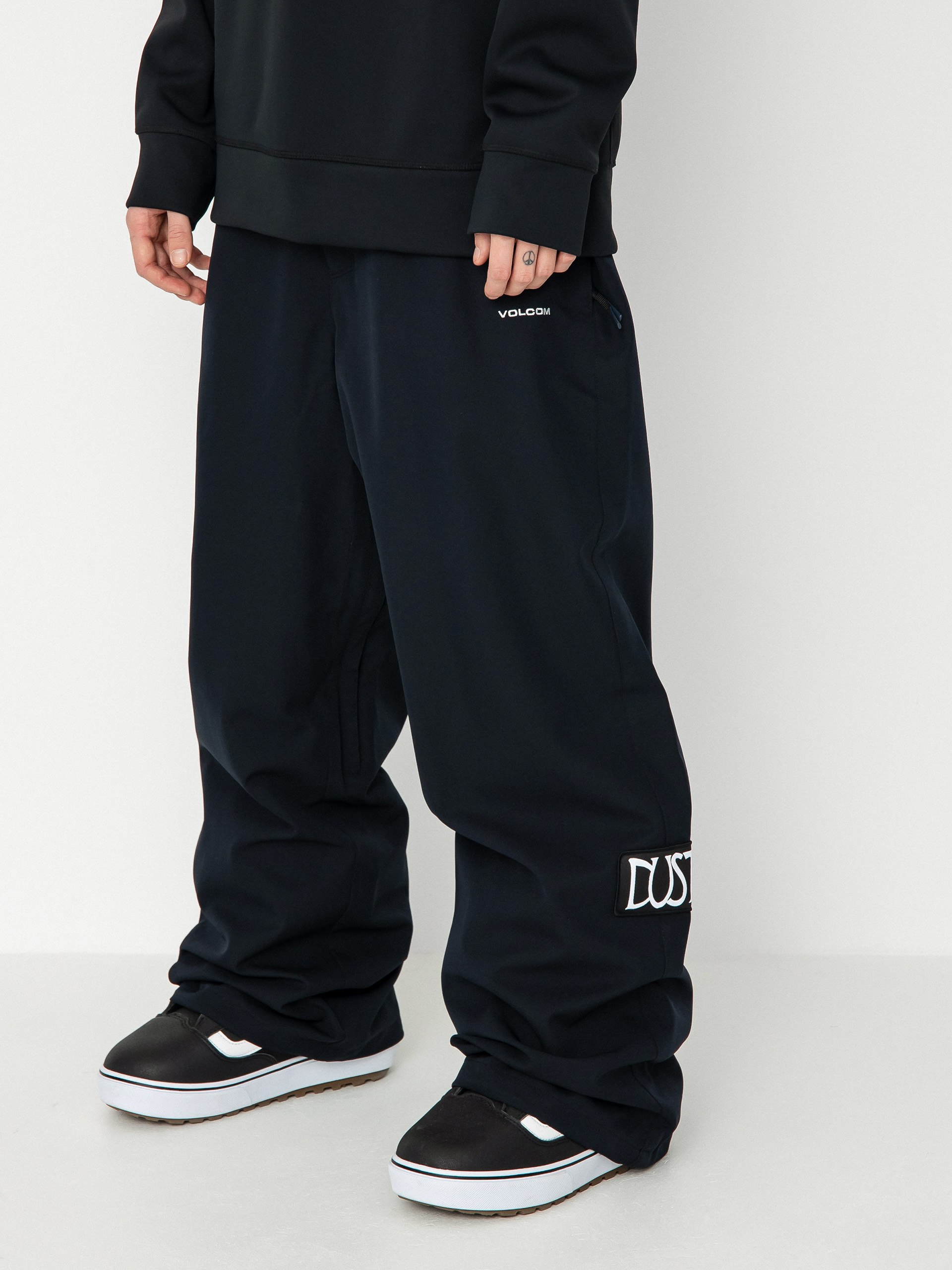 Męskie Spodnie snowboardowe Volcom Vlcmxdustbox (black)