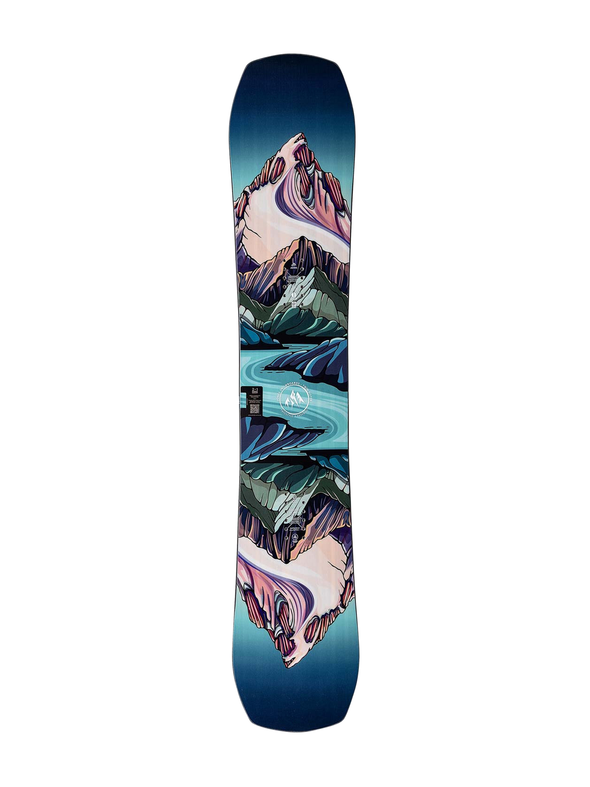 Damska Deska snowboardowa Jones Snowboards Twin Sister (black/teal)