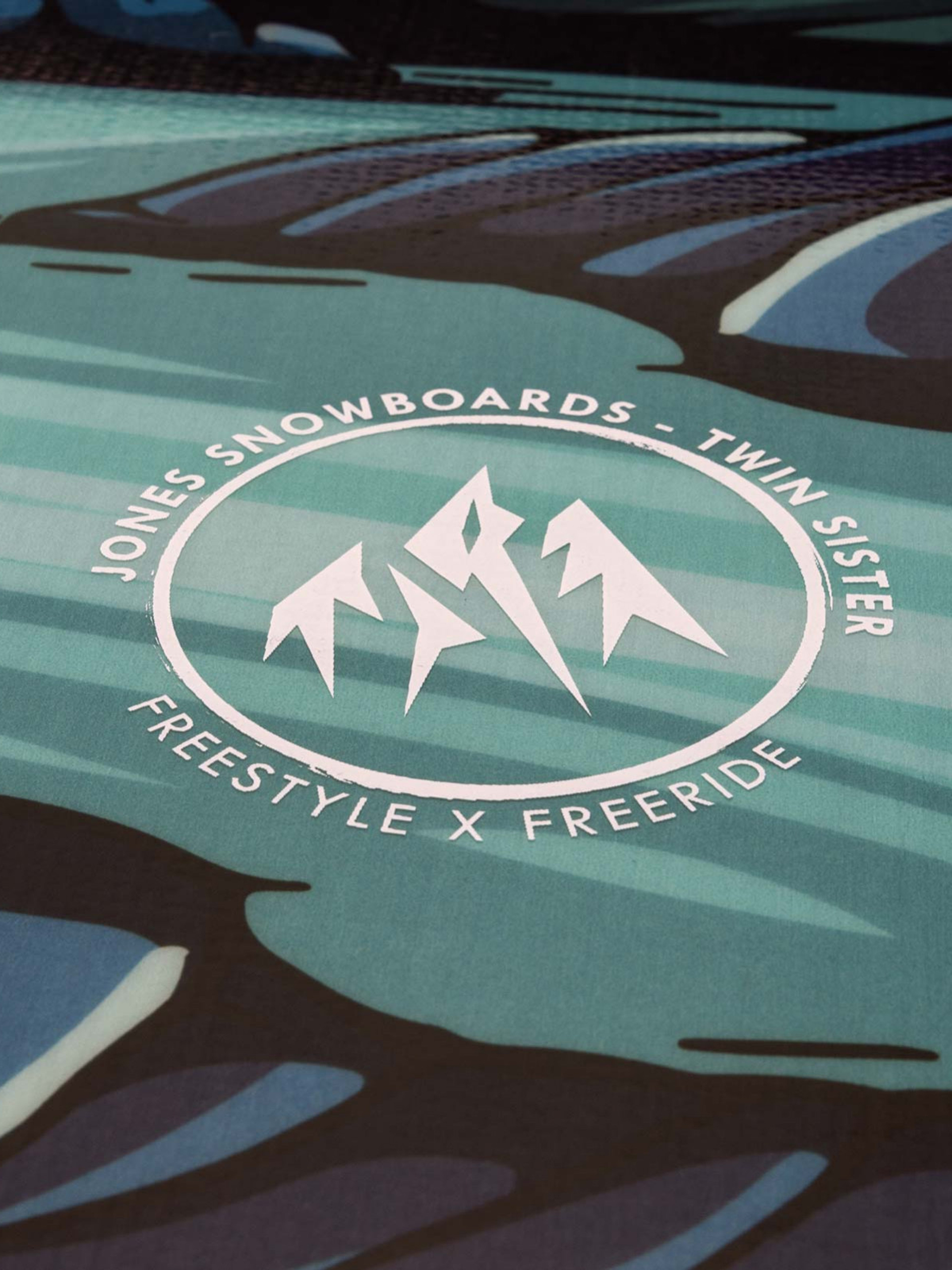 Damska Deska snowboardowa Jones Snowboards Twin Sister (black/teal)