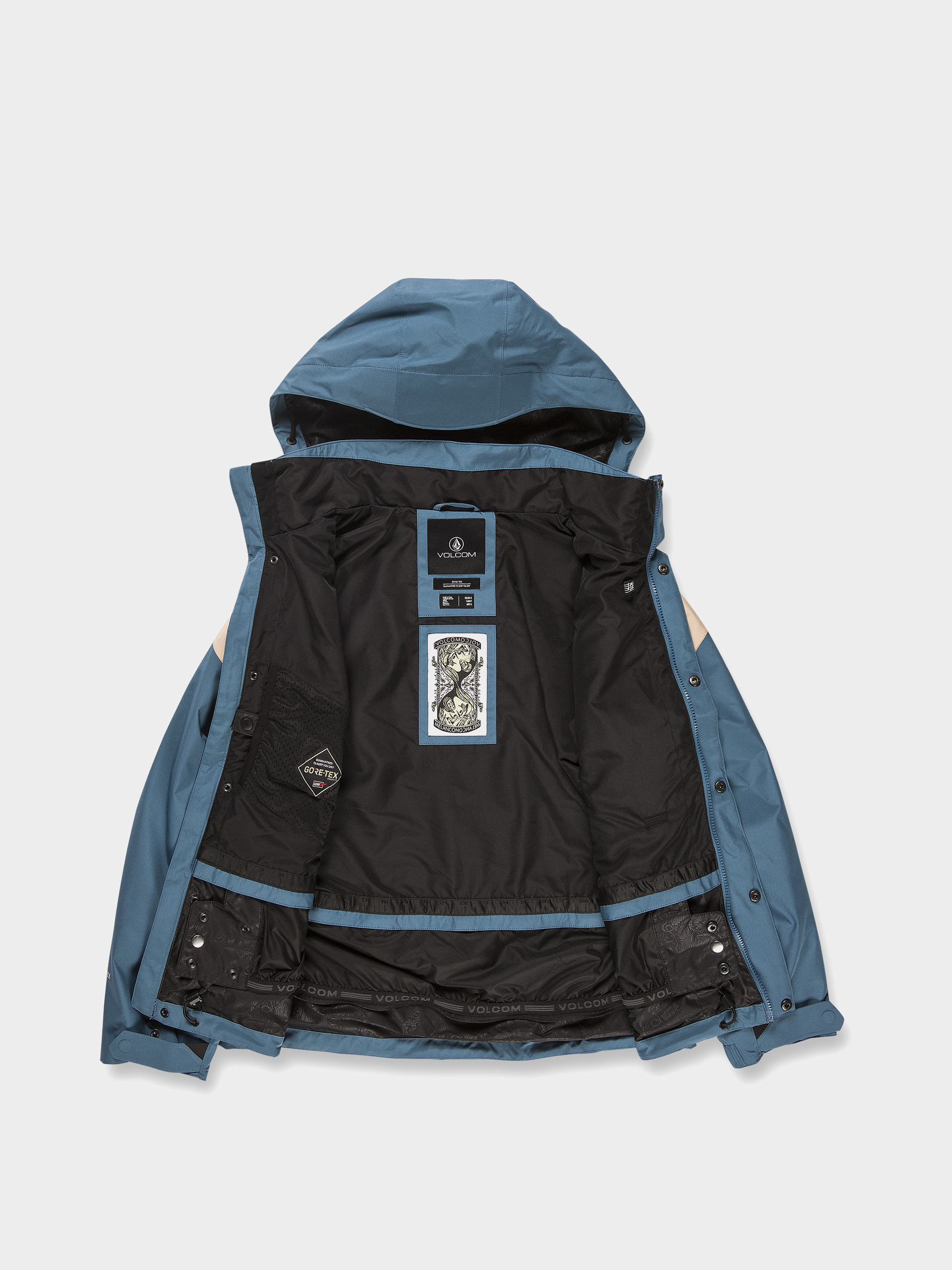 Damska Kurtka snowboardowa Volcom Melancon Gore Tex (petrol blue)