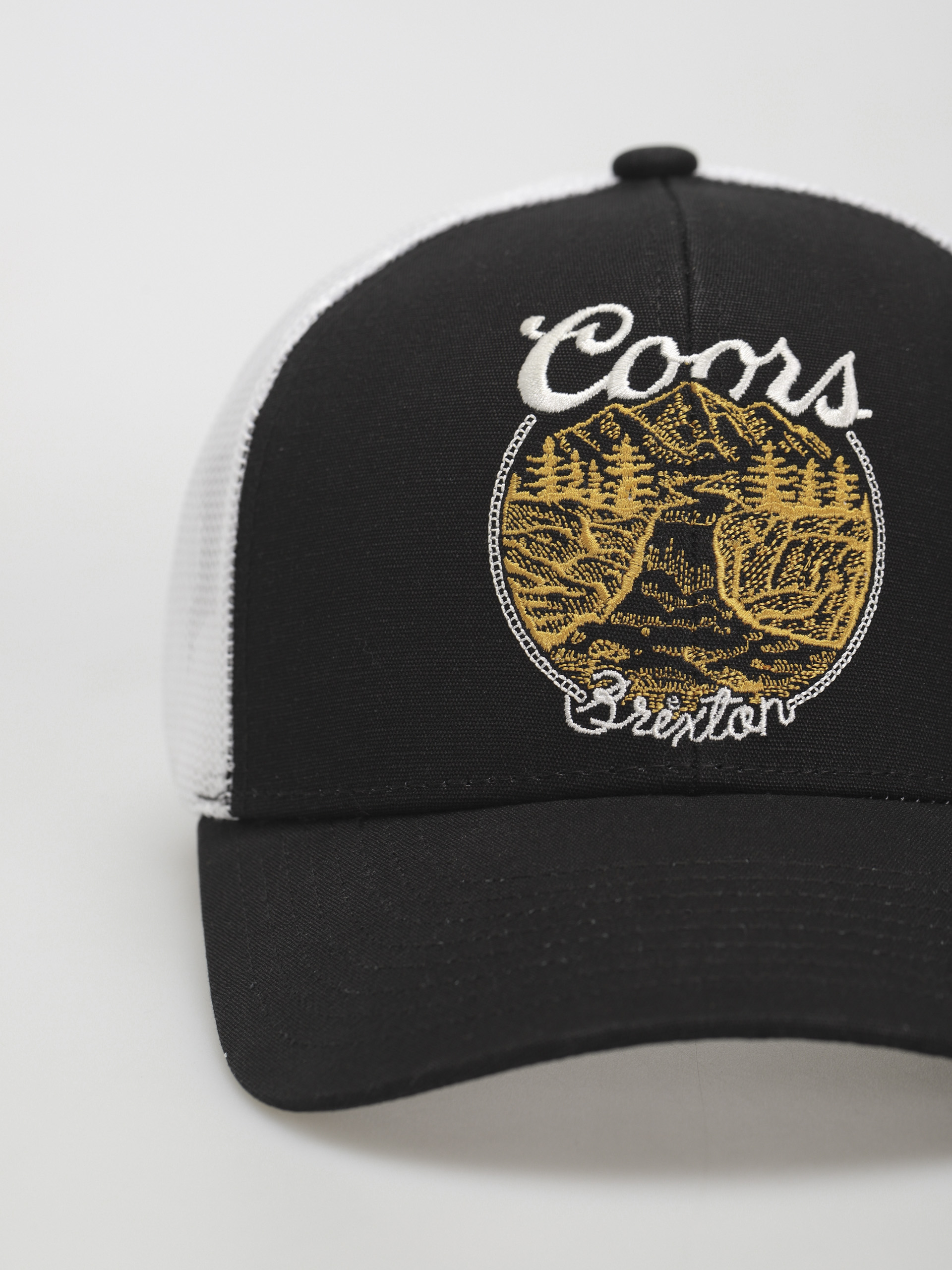 Czapka z daszkiem Brixton Coors Rocky Mp Mesh (black/white)