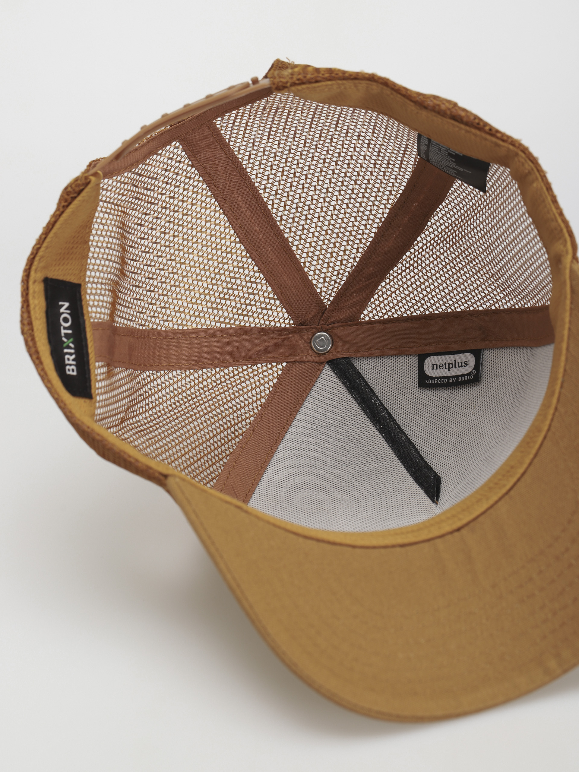 Czapka z daszkiem Brixton Alpha Block X C Mp Mesh Cap (copper/copper)