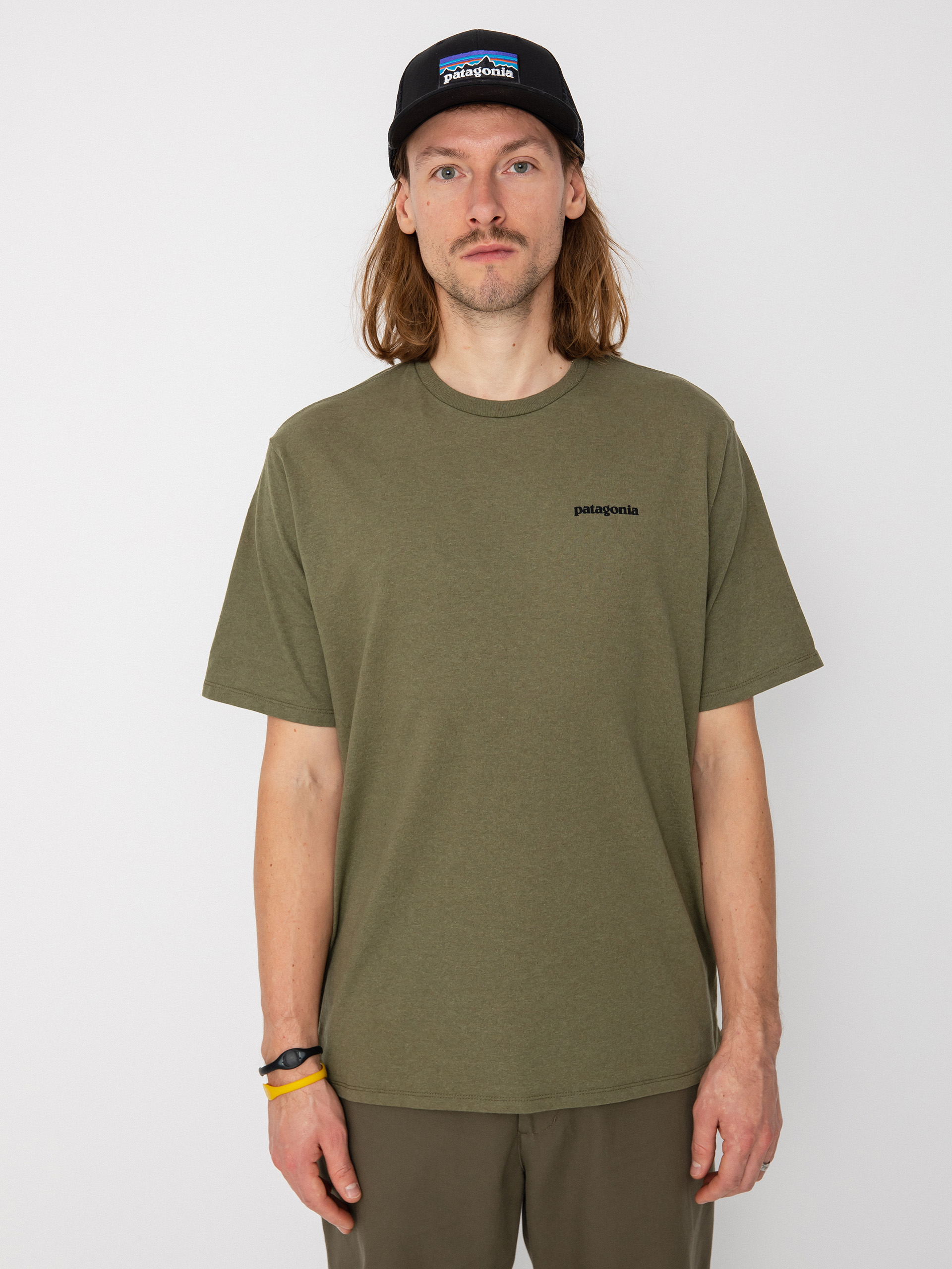 T-shirt Patagonia P 6 Logo Responsibili (wyoming green)