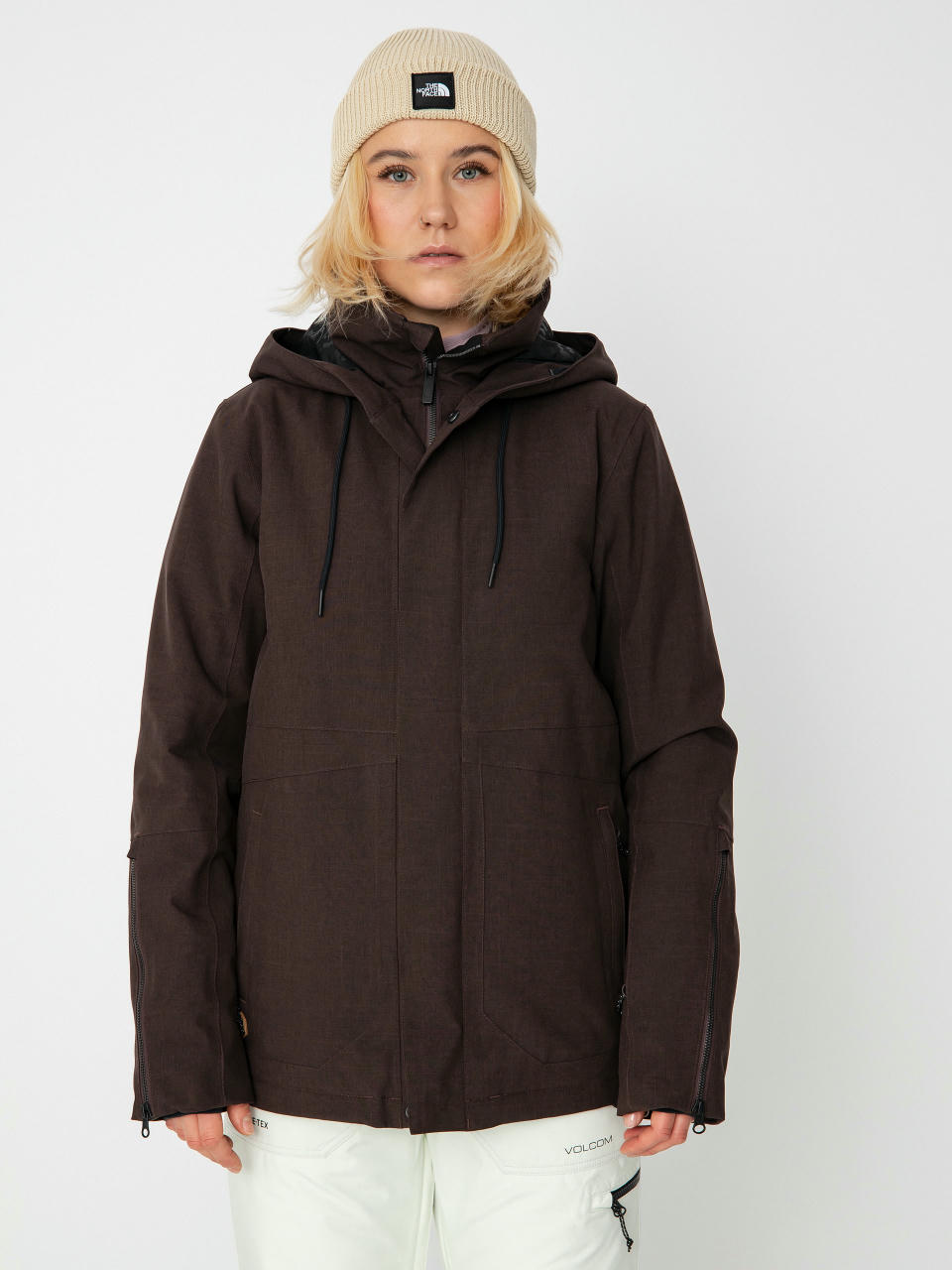 Damska Kurtka snowboardowa Volcom Sherwin Ins (black plum)