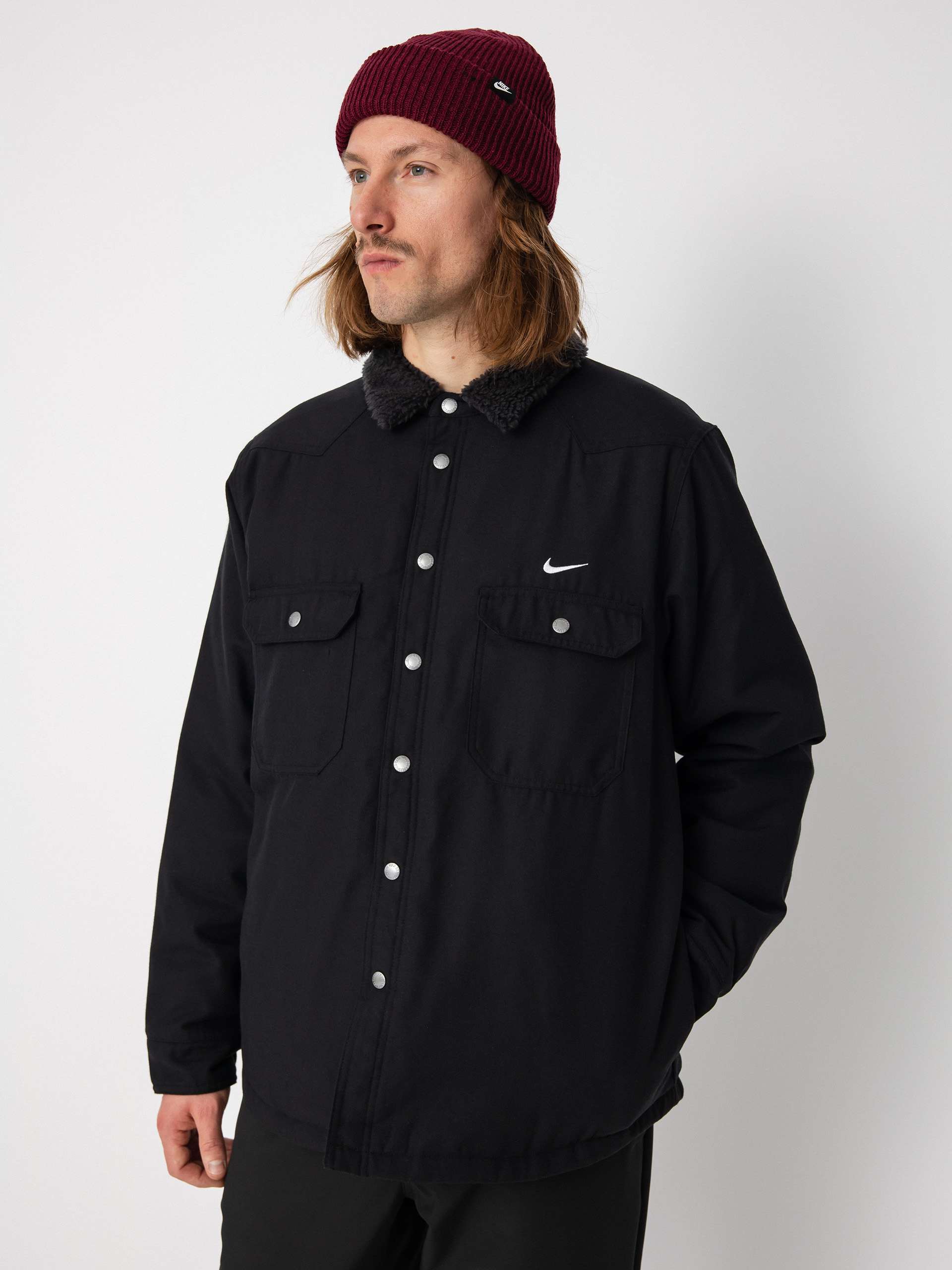 Kurtka Nike SB Padded Flannel (black/off noir/white)