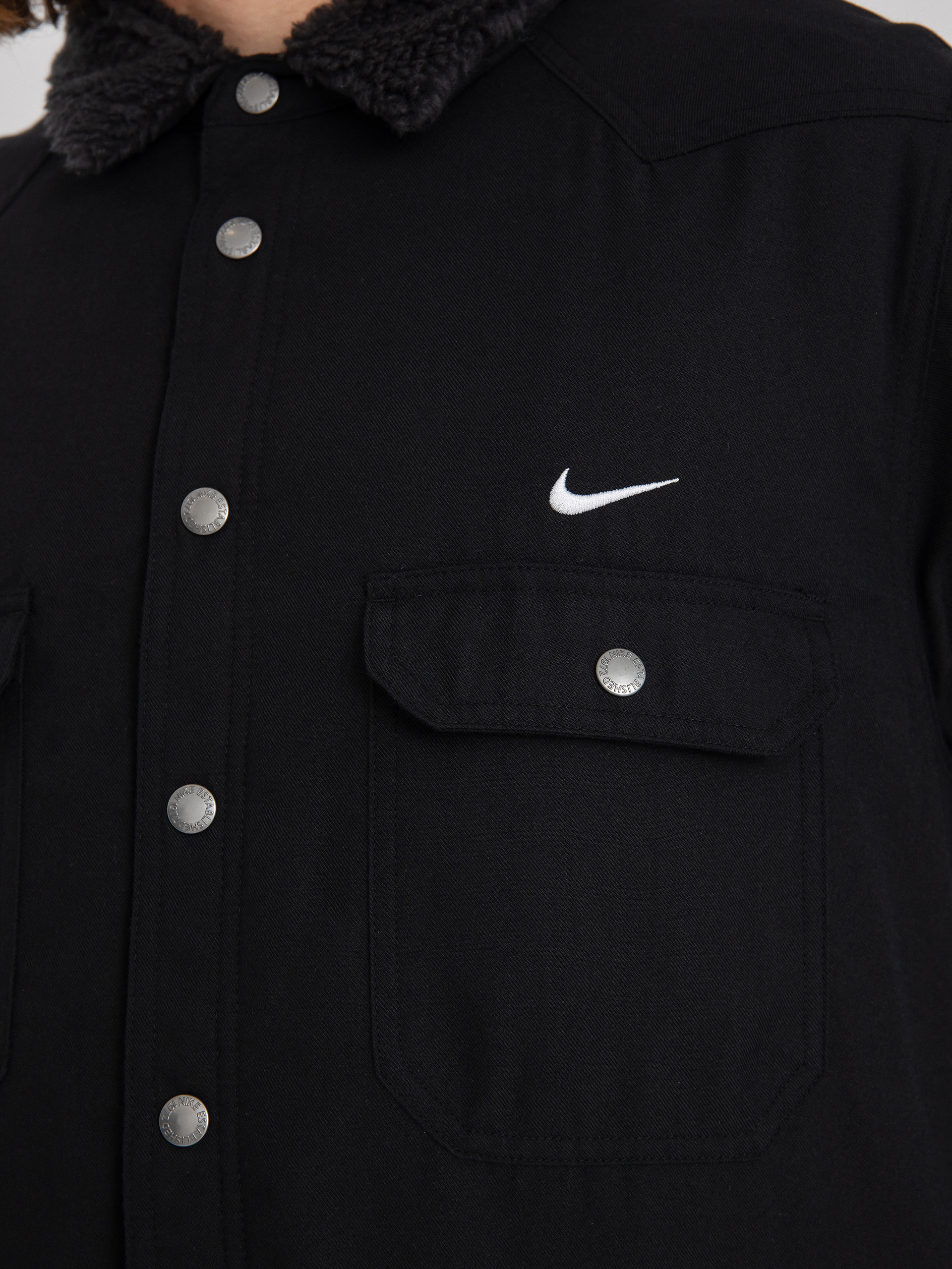Kurtka Nike SB Padded Flannel (black/off noir/white)