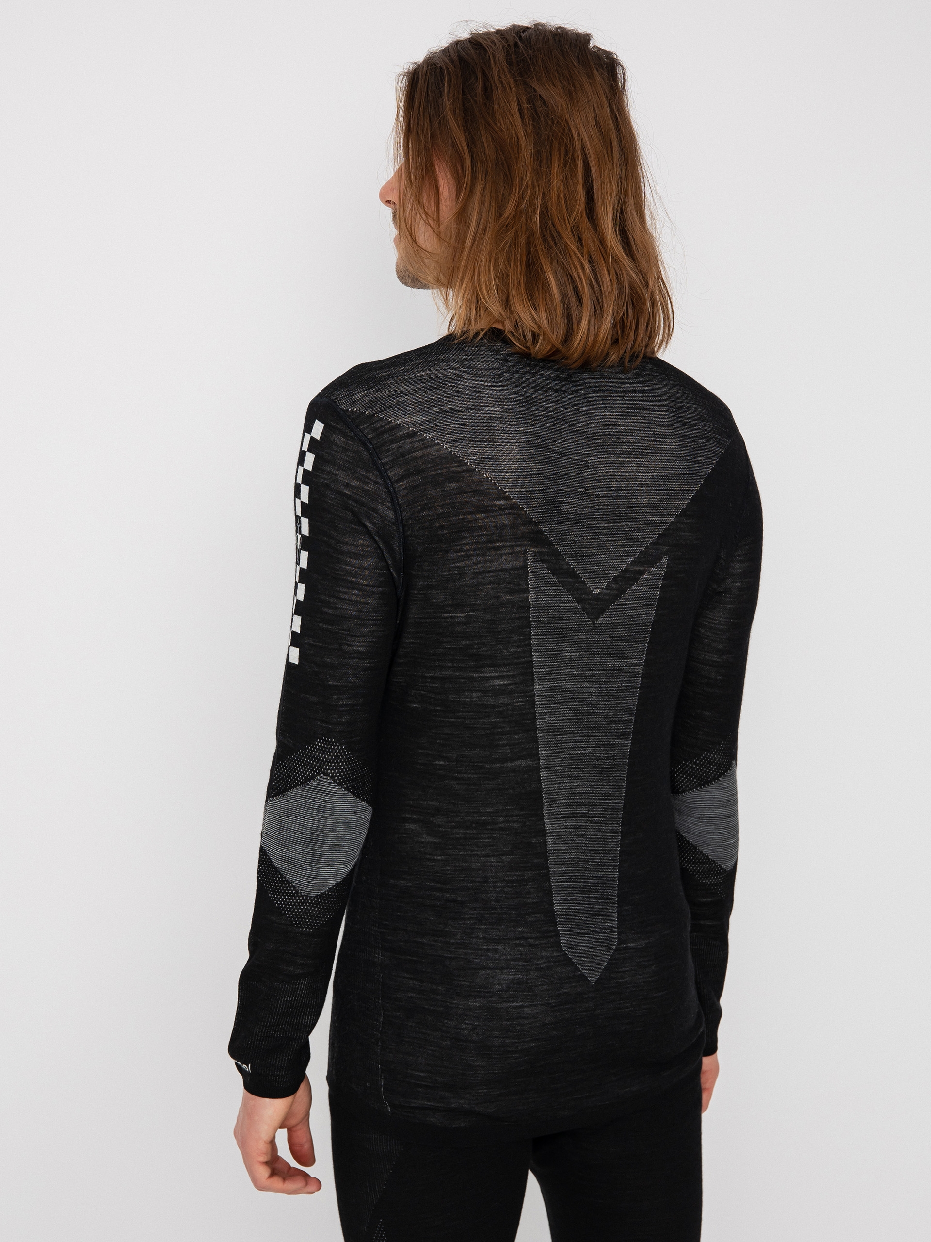 Męski Longsleeve aktywny Vans X Smartwool Intraknit Merino Crew (black)