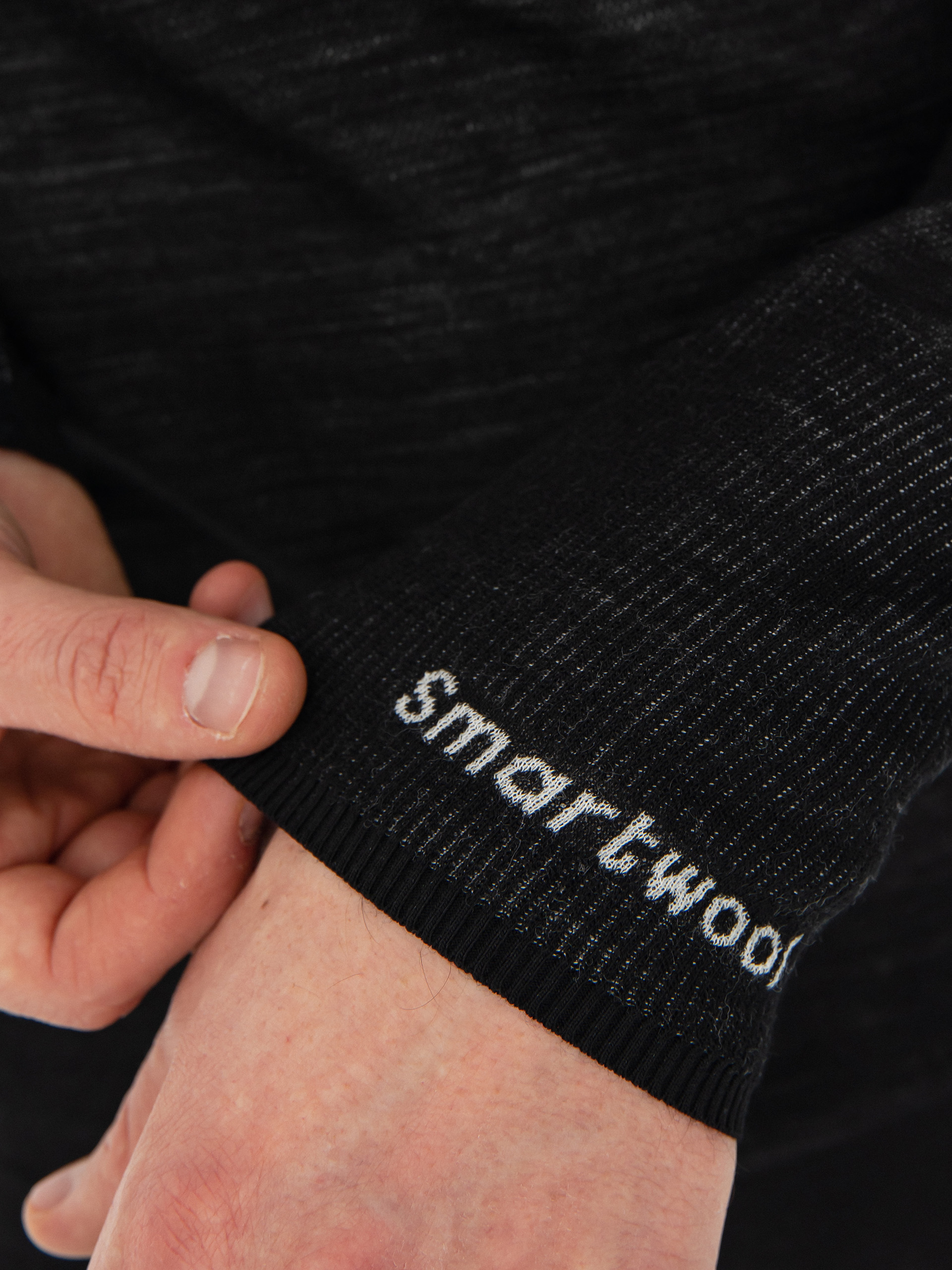 Męski Longsleeve aktywny Vans X Smartwool Intraknit Merino Crew (black)