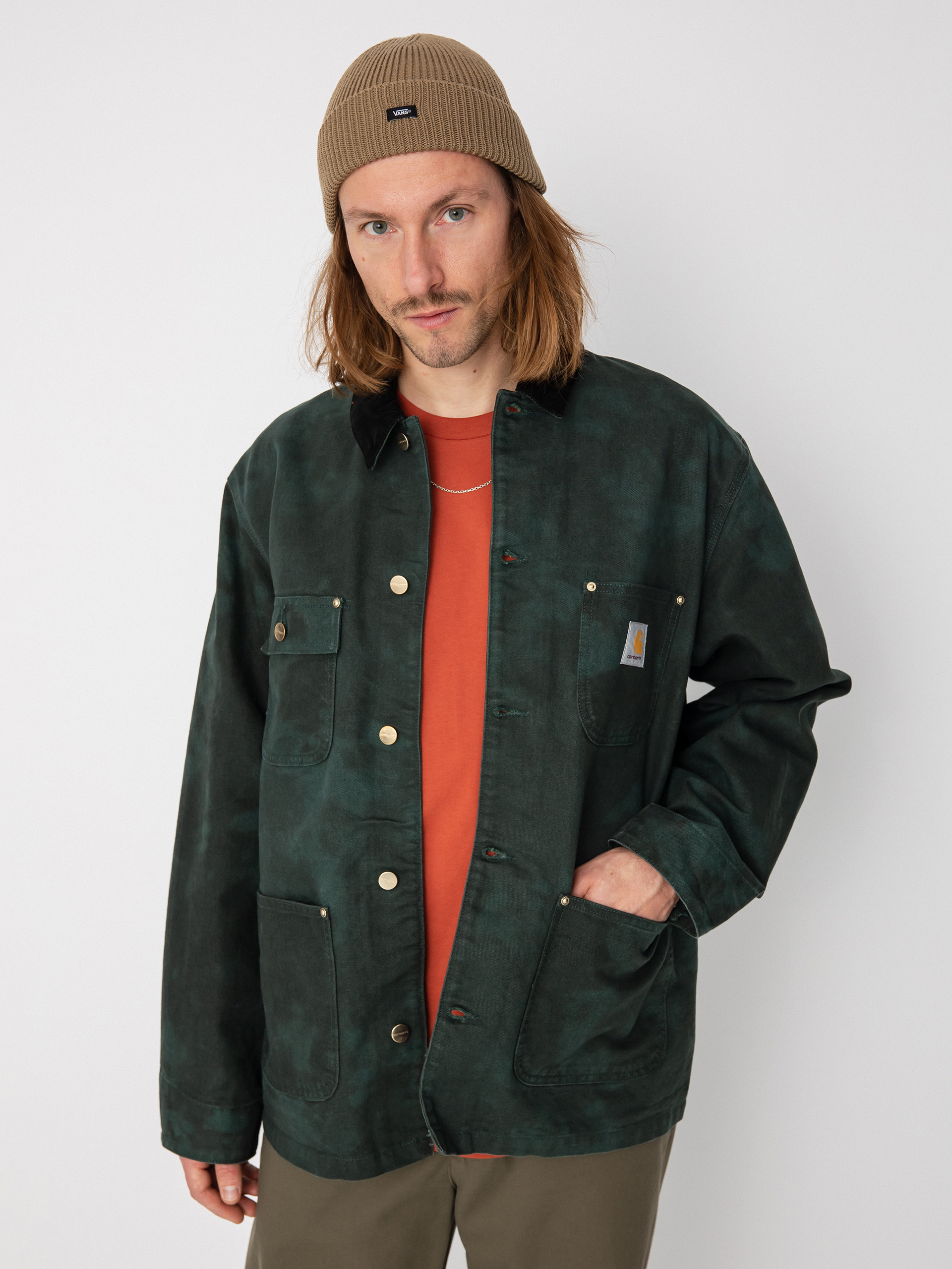 Kurtka Carhartt WIP OG Chore Chromo (treehouse chromo/black)