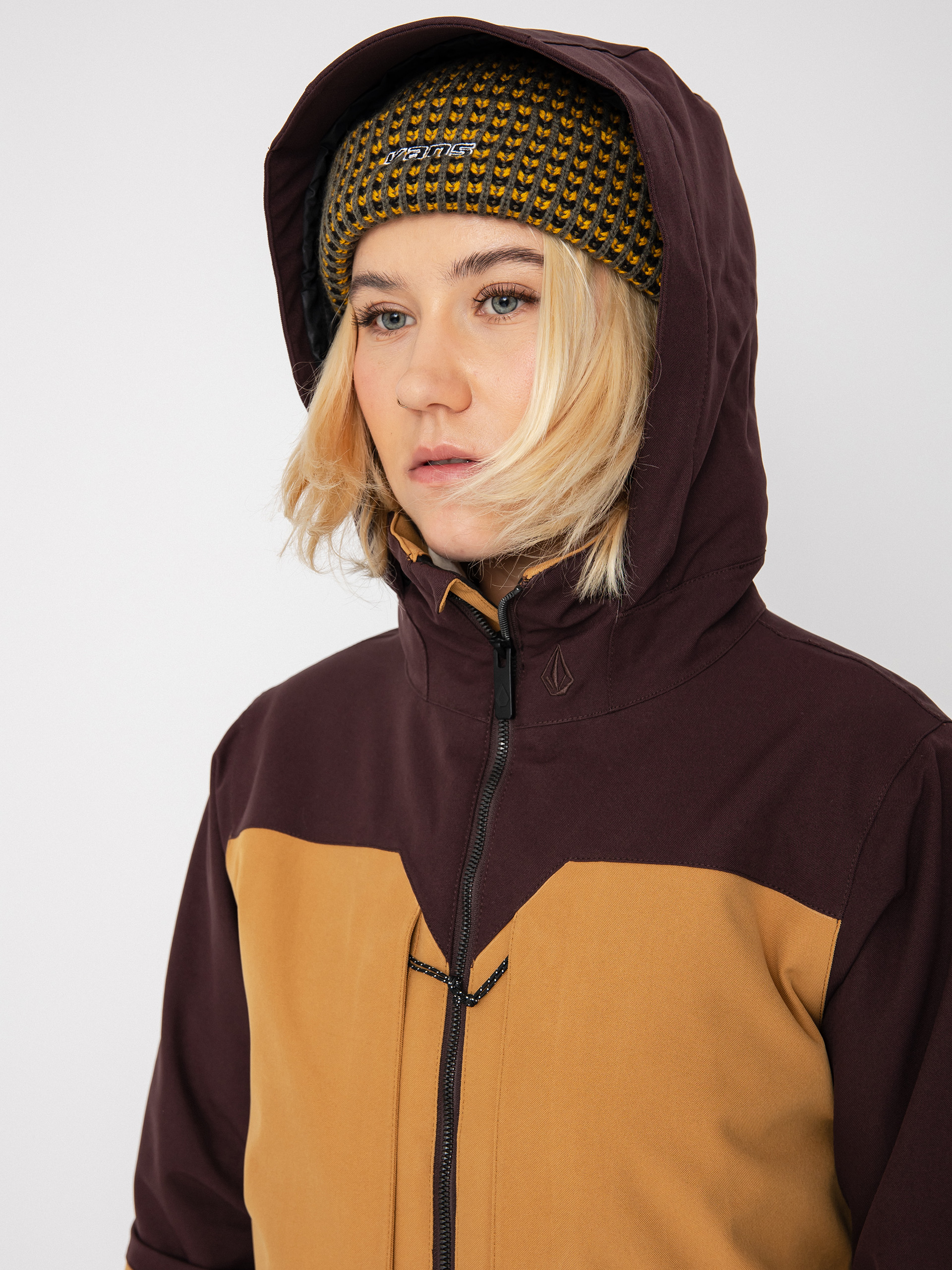 Damska Kurtka snowboardowa Volcom Shelter 3D Stretch (caramel)
