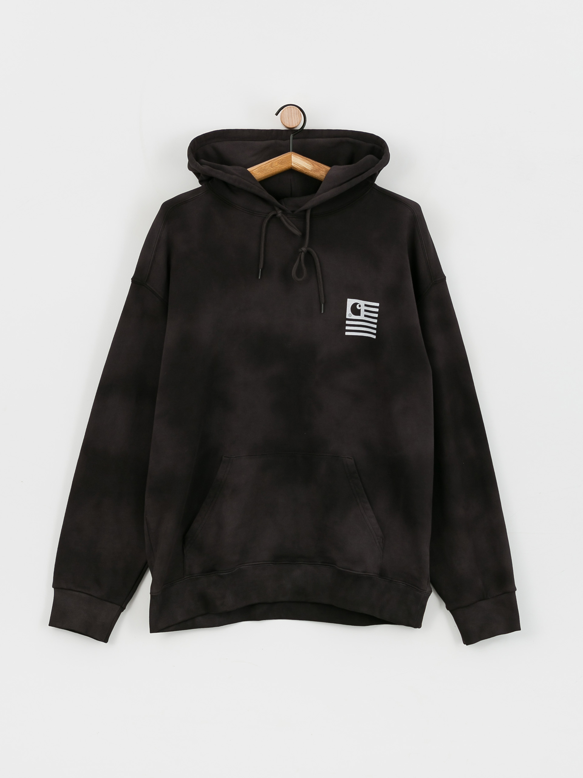 Bluza z kapturem Carhartt WIP Chromo HD (black chromo/white)