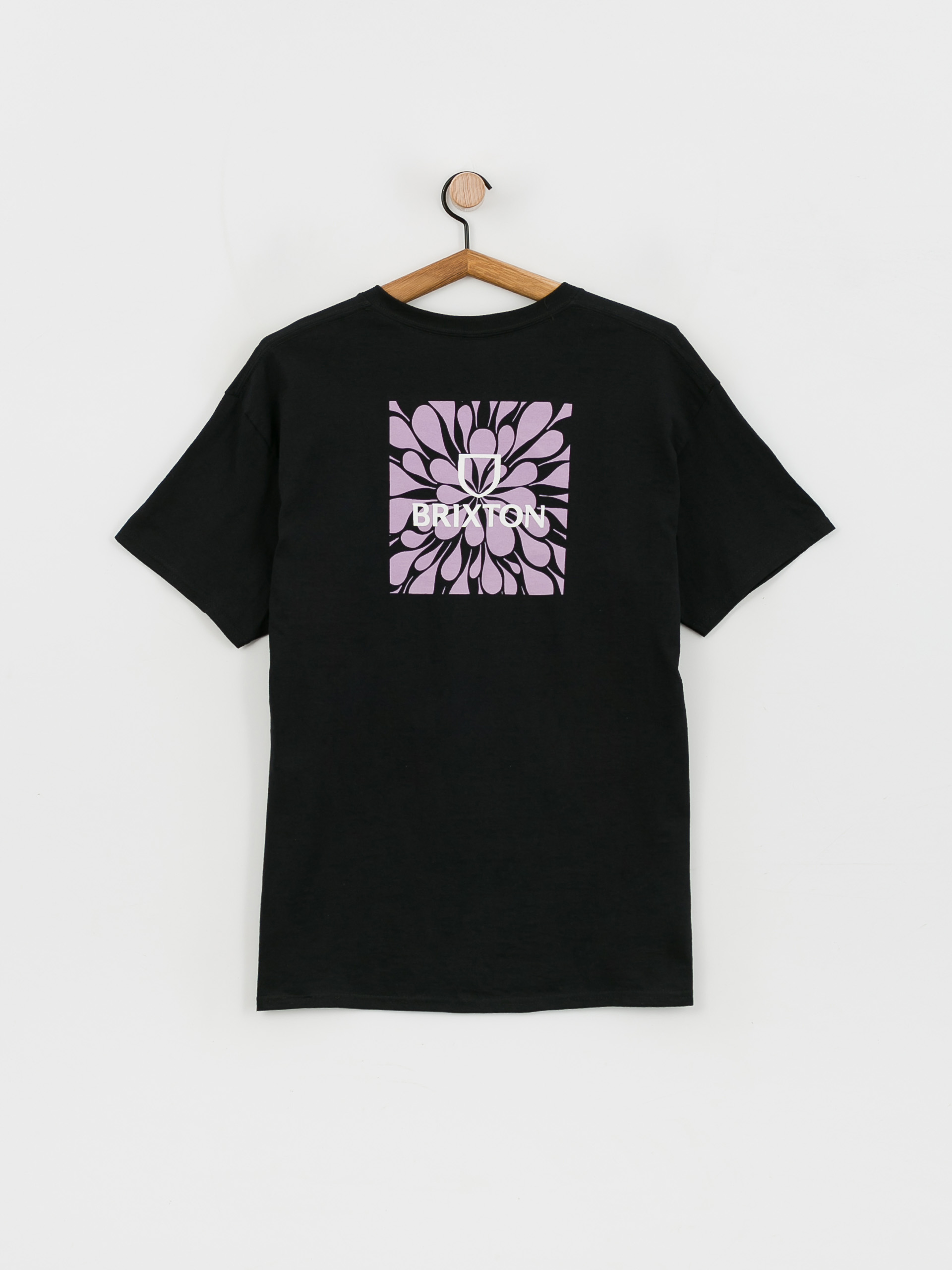 T-shirt Brixton Alpha Square (black/psyc)