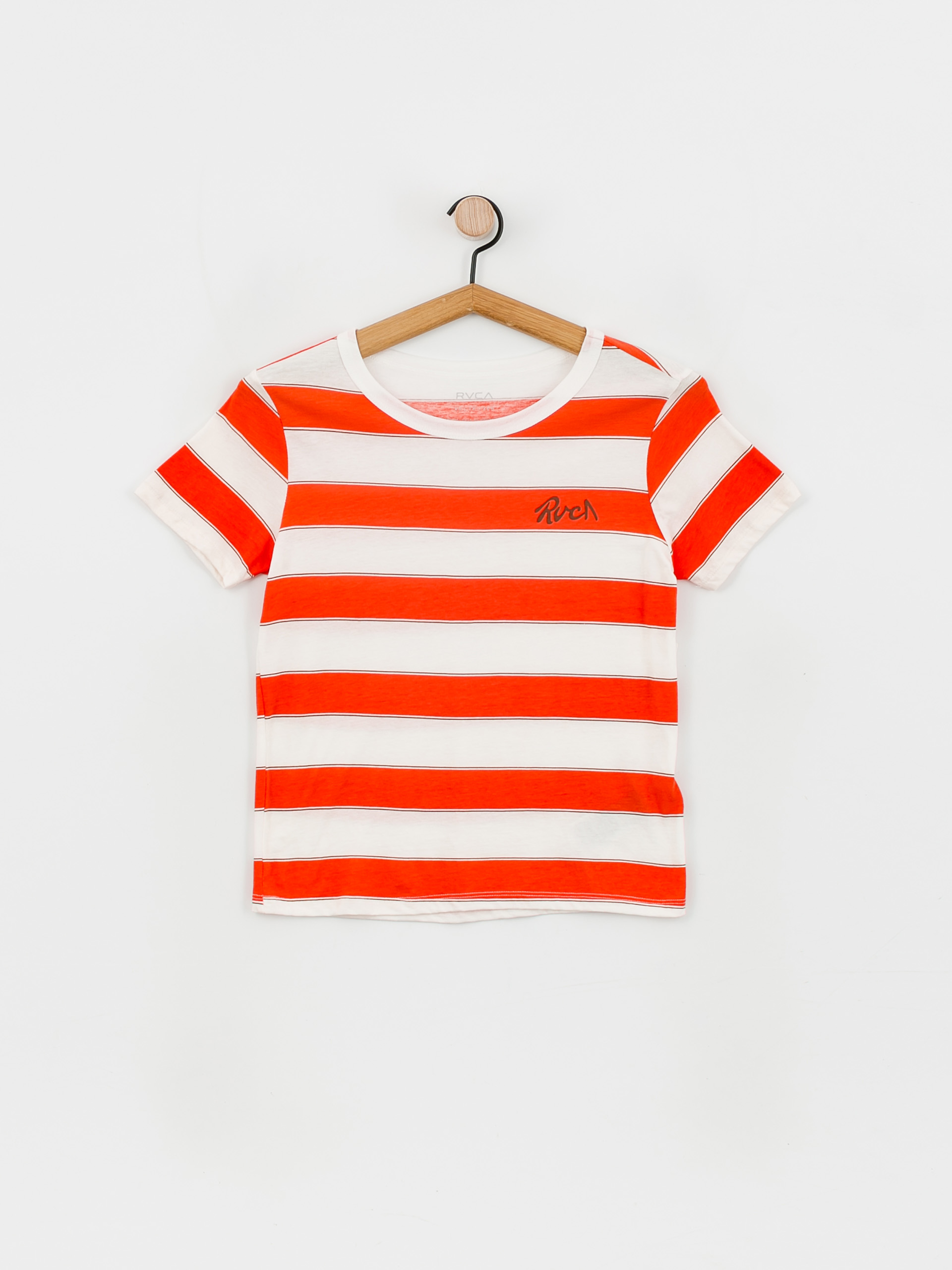 T-shirt RVCA Stripe Wmn (red orange)