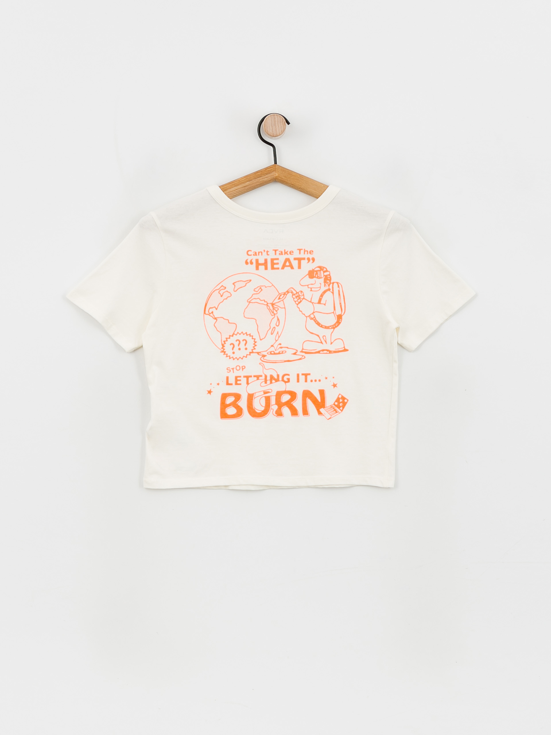 T-shirt RVCA The Heat Wmn (vintage white)