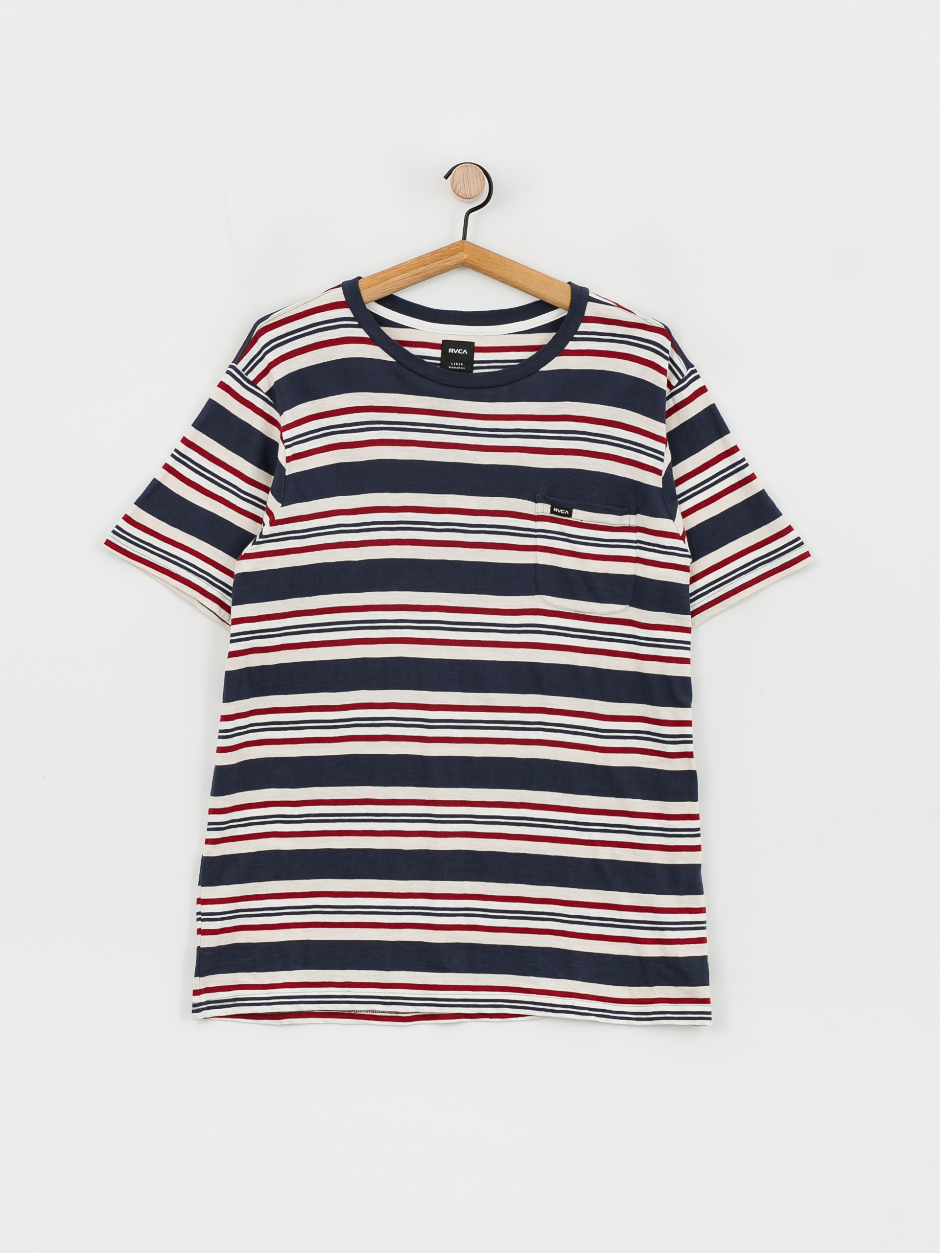 T-shirt RVCA Blue Beat Stripe (moody blue)