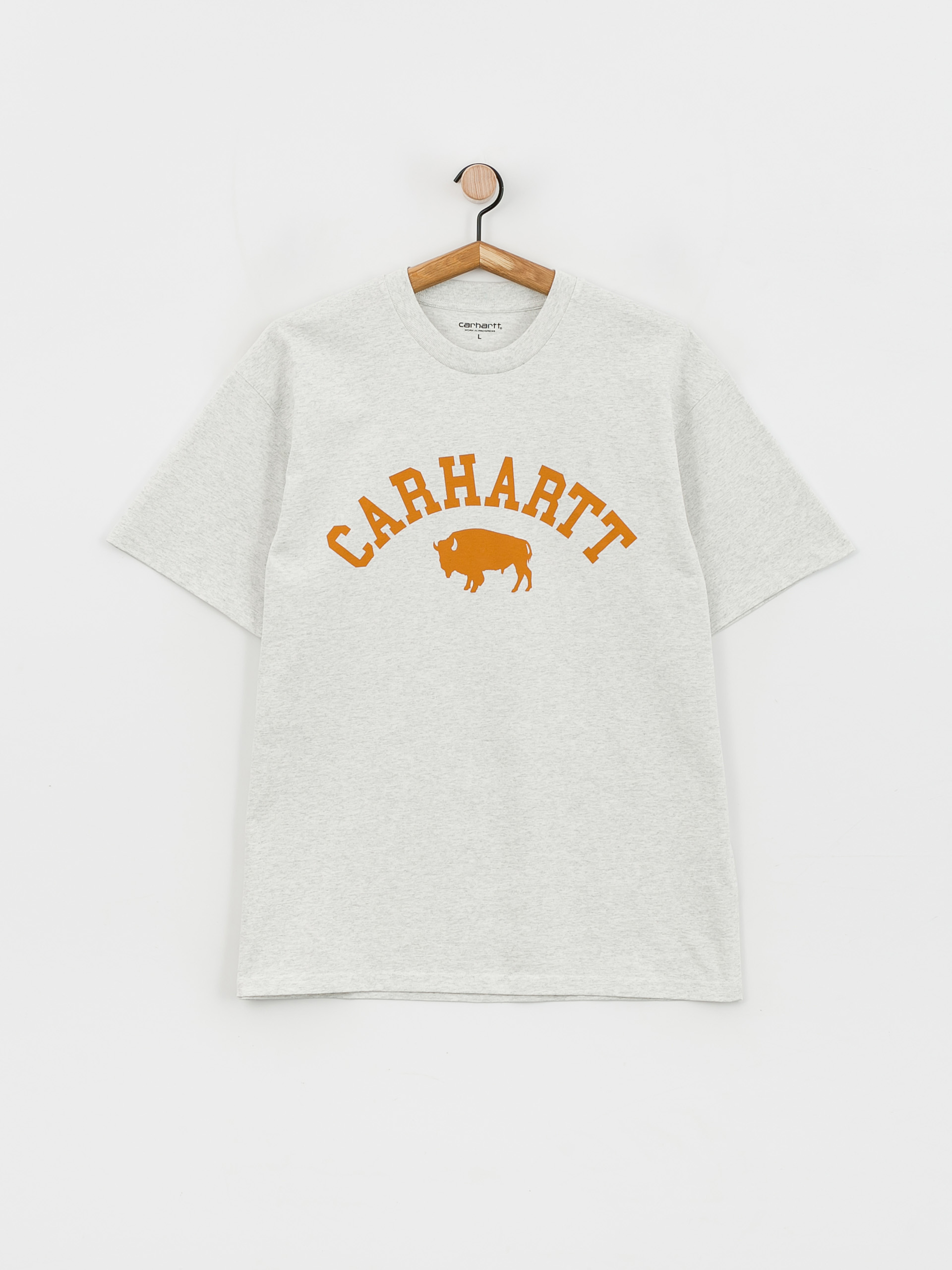 T-shirt Carhartt WIP Locker (ash heather/brown)