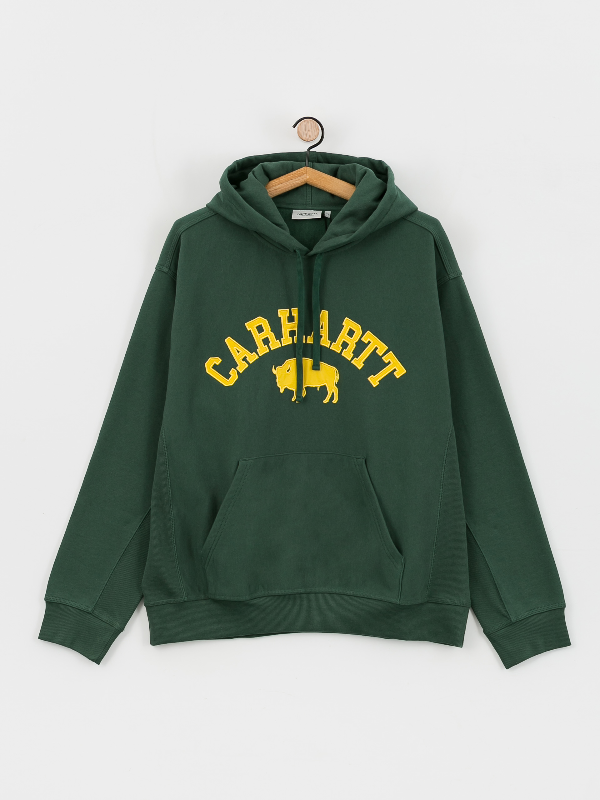 Bluza z kapturem Carhartt WIP Locker HD (treehouse/yellow)