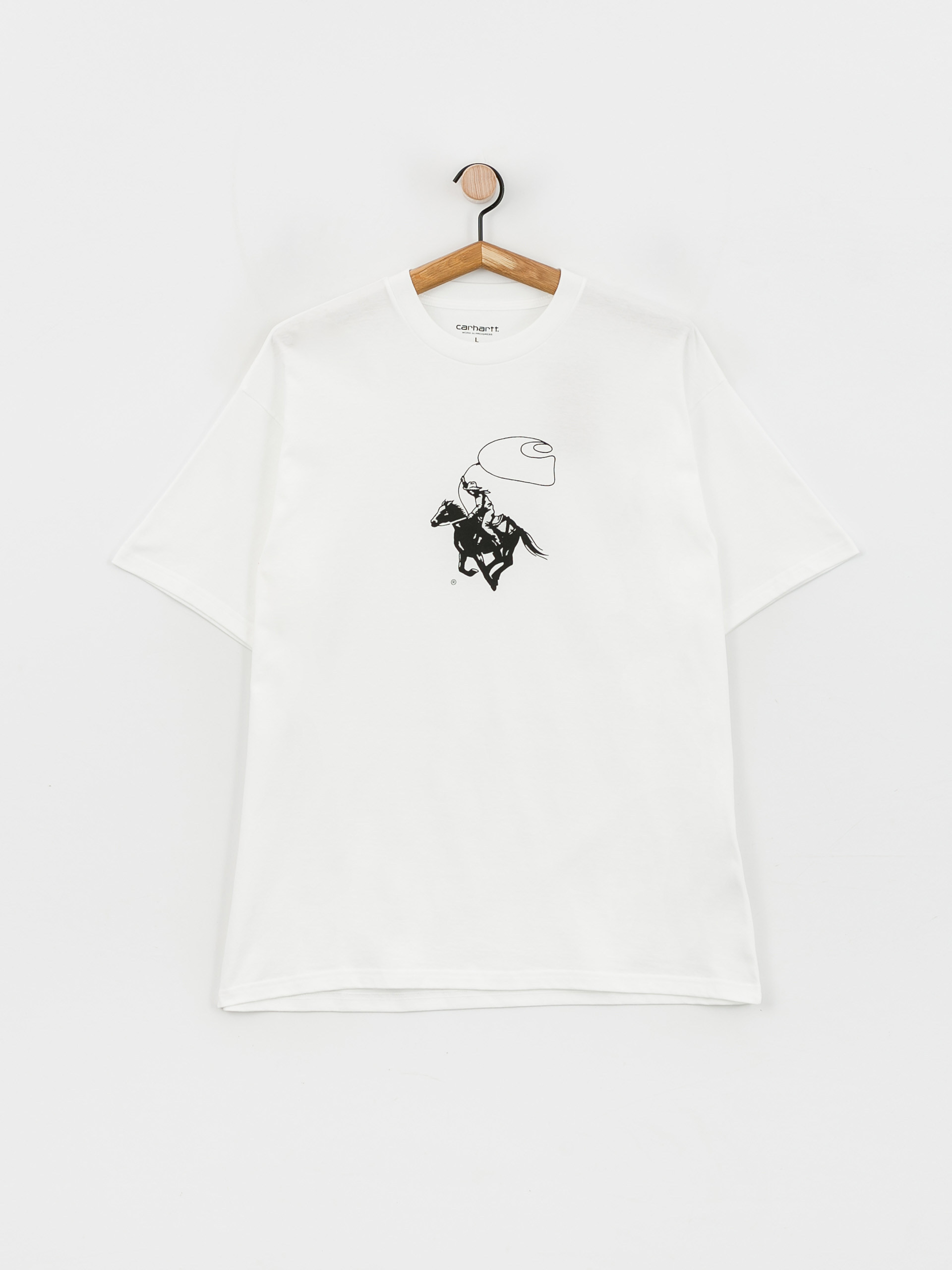 T-shirt Carhartt WIP Lasso (white/black)