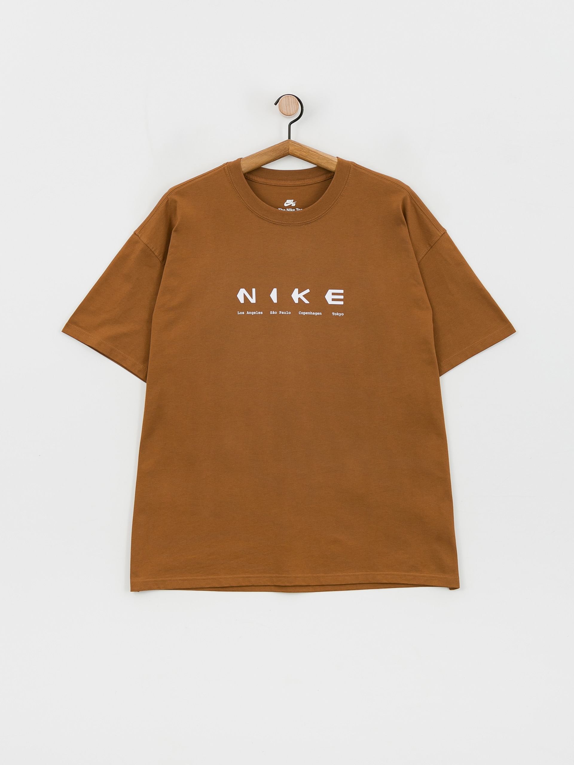 T-shirt Nike SB City Info (ale brown)