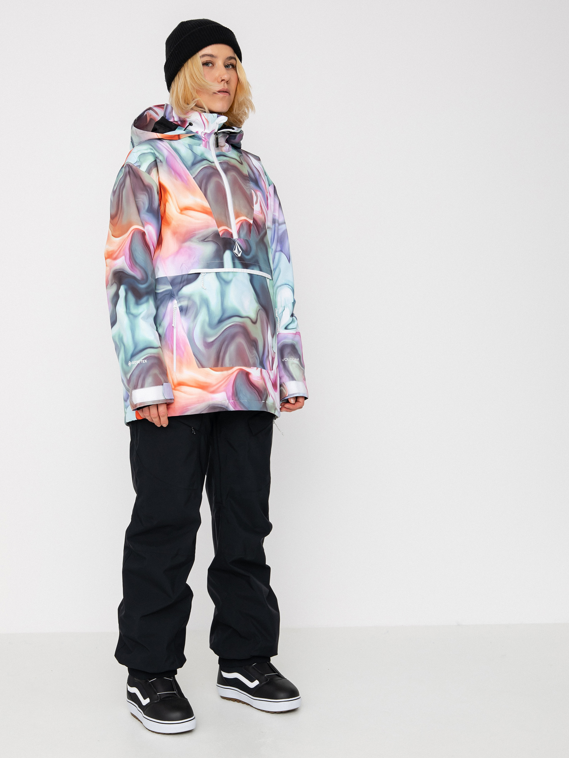 Damska Kurtka snowboardowa Volcom Fern Ins Gore Pullover (nebula print)