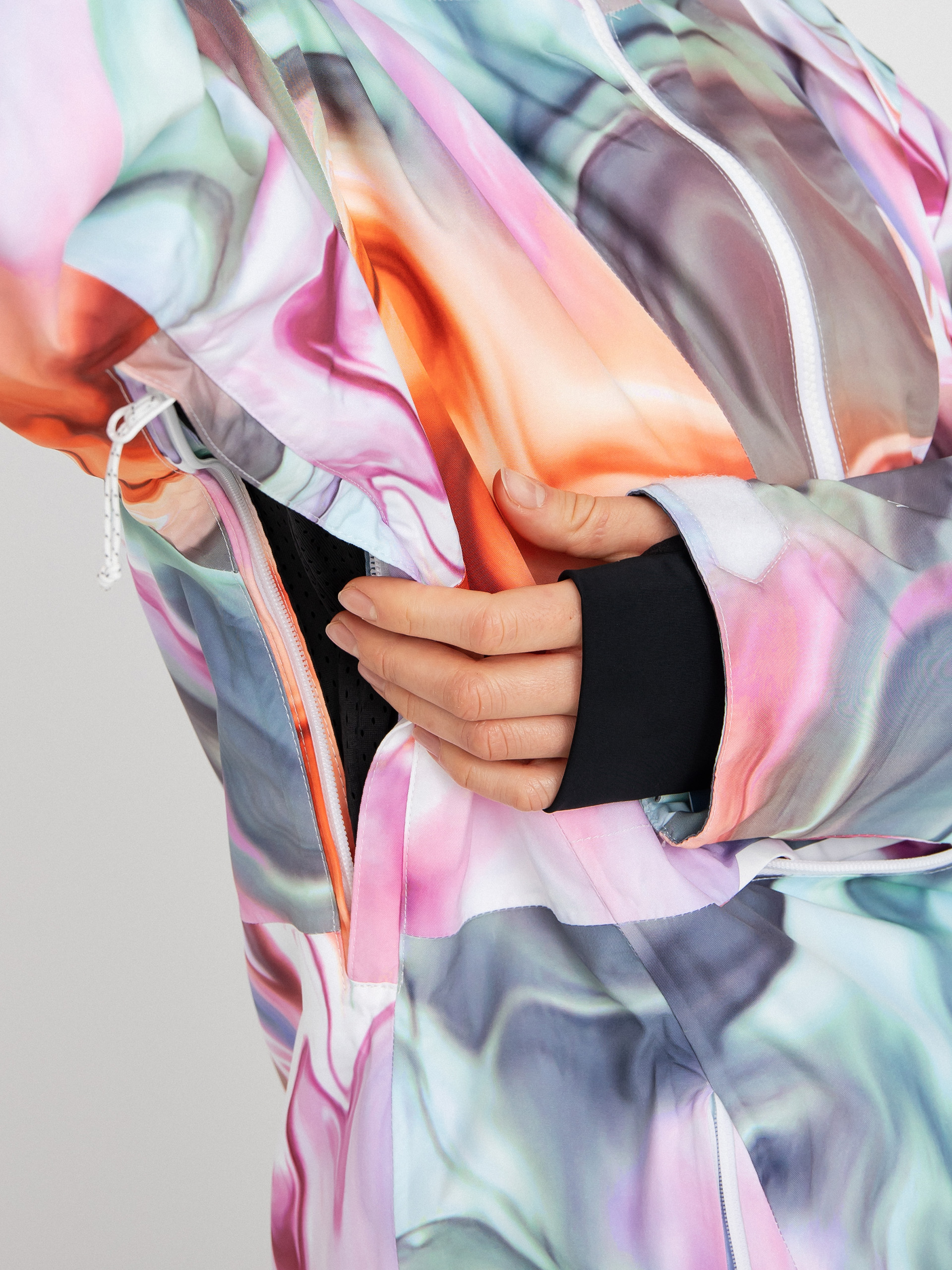 Damska Kurtka snowboardowa Volcom Fern Ins Gore Pullover (nebula print)