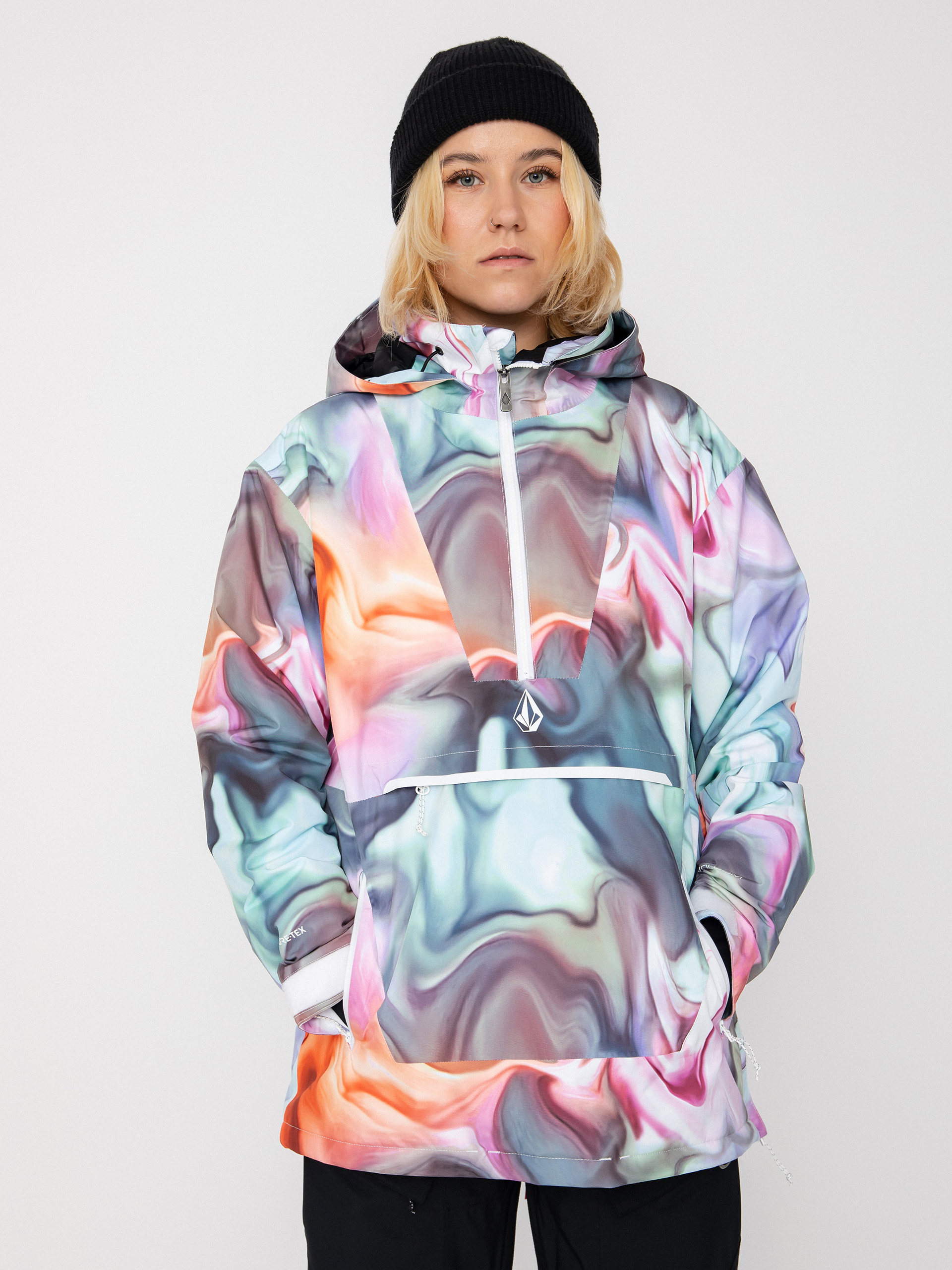 Damska Kurtka snowboardowa Volcom Fern Ins Gore Pullover (nebula print)